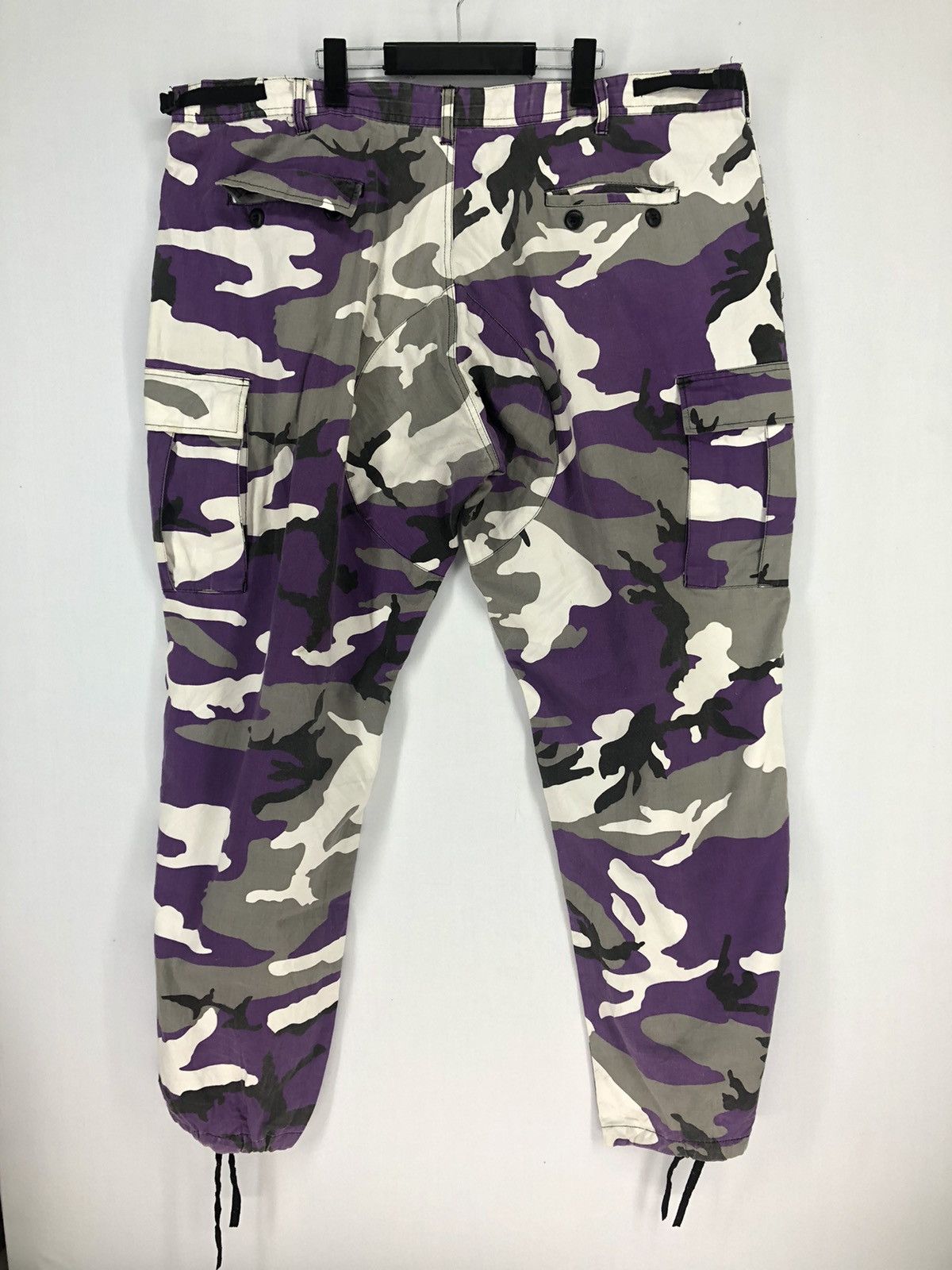 Hunter BIG SIZE 44! MILITARY PURPLE CAMO BAGGY CARGO PANTS Size US 44 / EU 60 - 6 Thumbnail