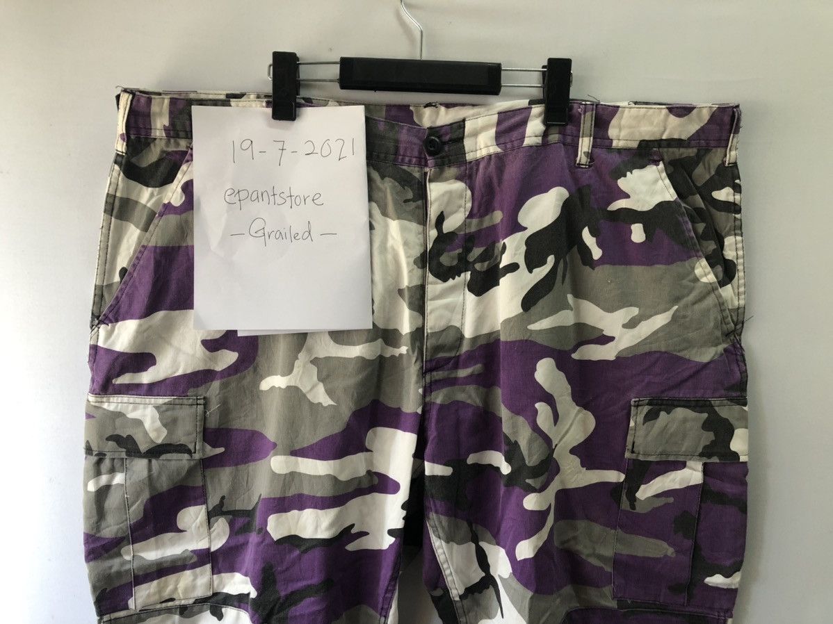 Hunter BIG SIZE 44! MILITARY PURPLE CAMO BAGGY CARGO PANTS Size US 44 / EU 60 - 14 Thumbnail