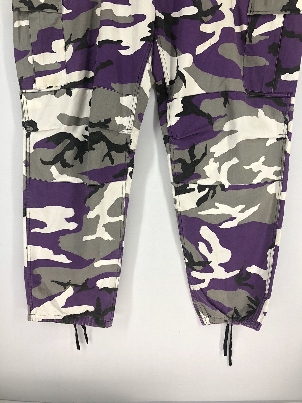 Hunter BIG SIZE 44! MILITARY PURPLE CAMO BAGGY CARGO PANTS Size US 44 / EU 60 - 3 Thumbnail