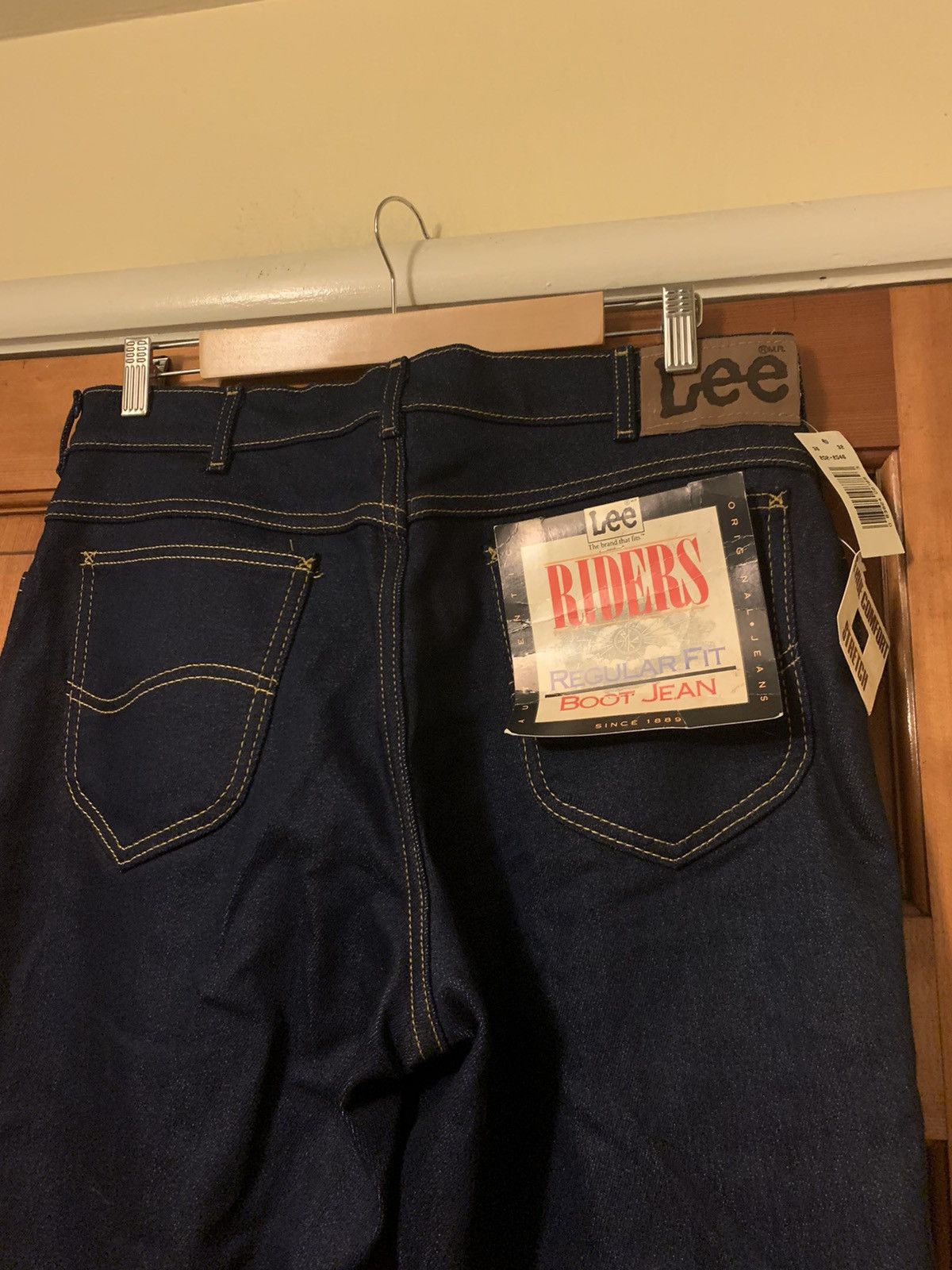 Lee × Vintage *RARE* New Vintage Lee Riders Boot Cut Denim Jeans - Size US 34 / EU 50 - 4 Thumbnail