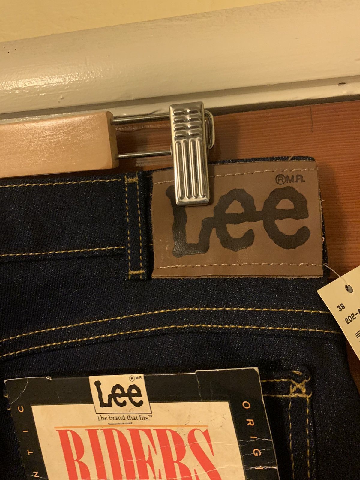 Lee × Vintage *RARE* New Vintage Lee Riders Boot Cut Denim Jeans - Size US 34 / EU 50 - 9 Thumbnail