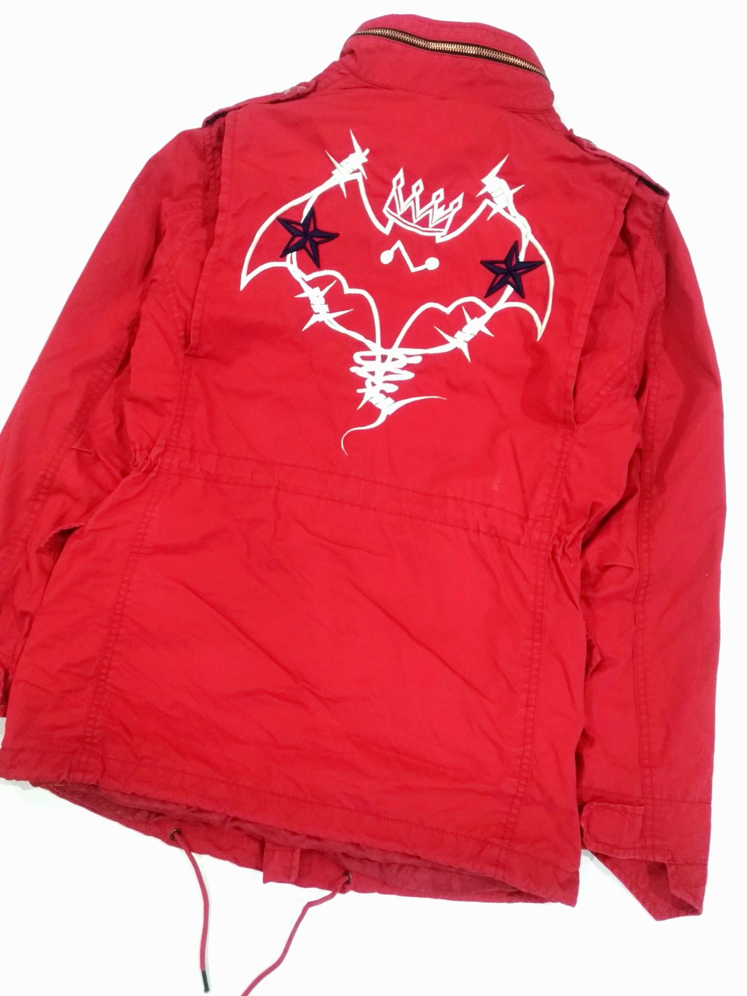 Designer × Kai Aakmann RARE! KAI-AAKMANN EMBROIDERED LOGO RED M-65  