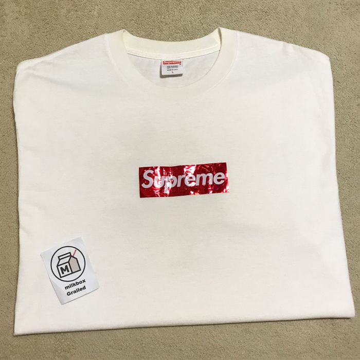 Supreme Supreme Holographic Box Logo, Grailed