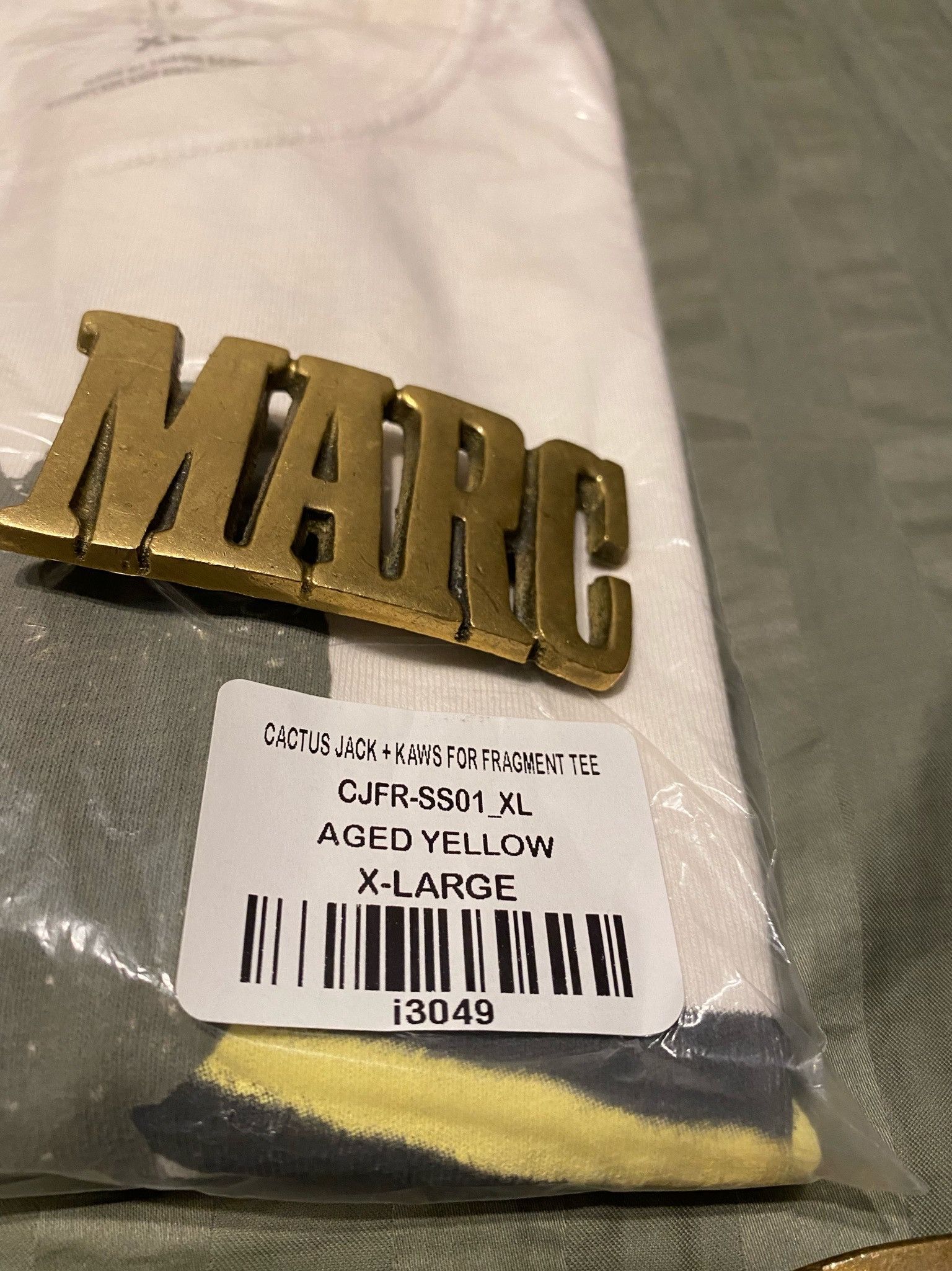Fragment Design × Kaws × Travis Scott NWT Travis Scott Cactus Jack x Kaws For Fragment Tee - XL Size US XL / EU 56 / 4 - 4 Thumbnail