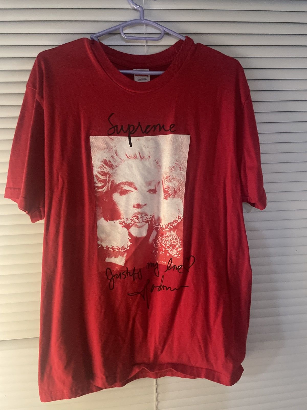 Supreme madonna tee yellow clearance