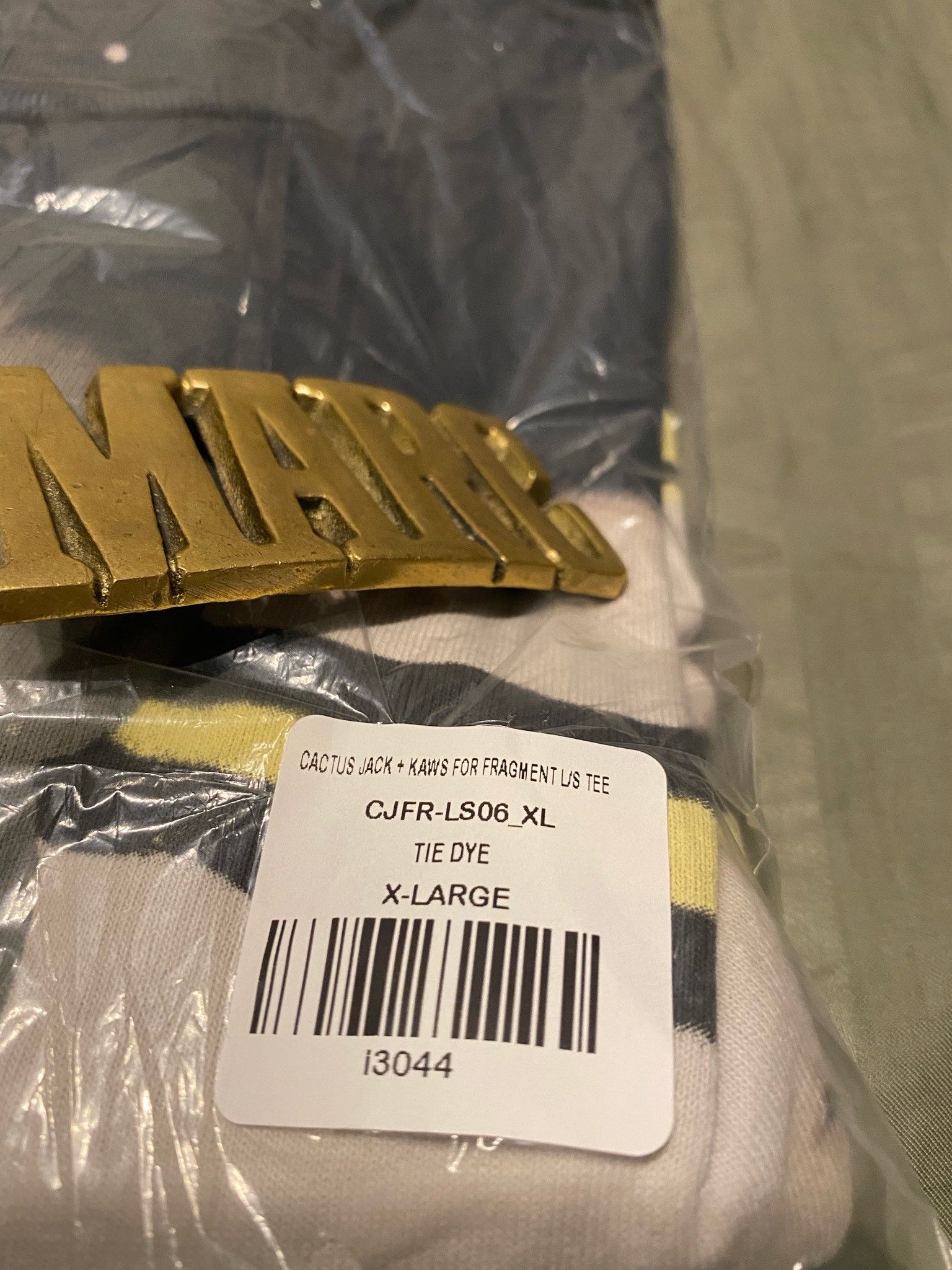 Fragment Design × Kaws × Travis Scott NWT Travis Scott Cactus Jack x Kaws For Fragment L/S Tee Size US XL / EU 56 / 4 - 4 Thumbnail