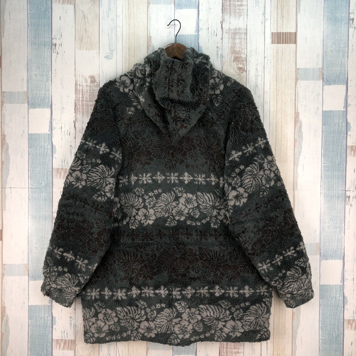 Vintage Vintage Piko Hawaiian Longboard Wear Hoodie Fleece Size US M / EU 48-50 / 2 - 2 Thumbnail