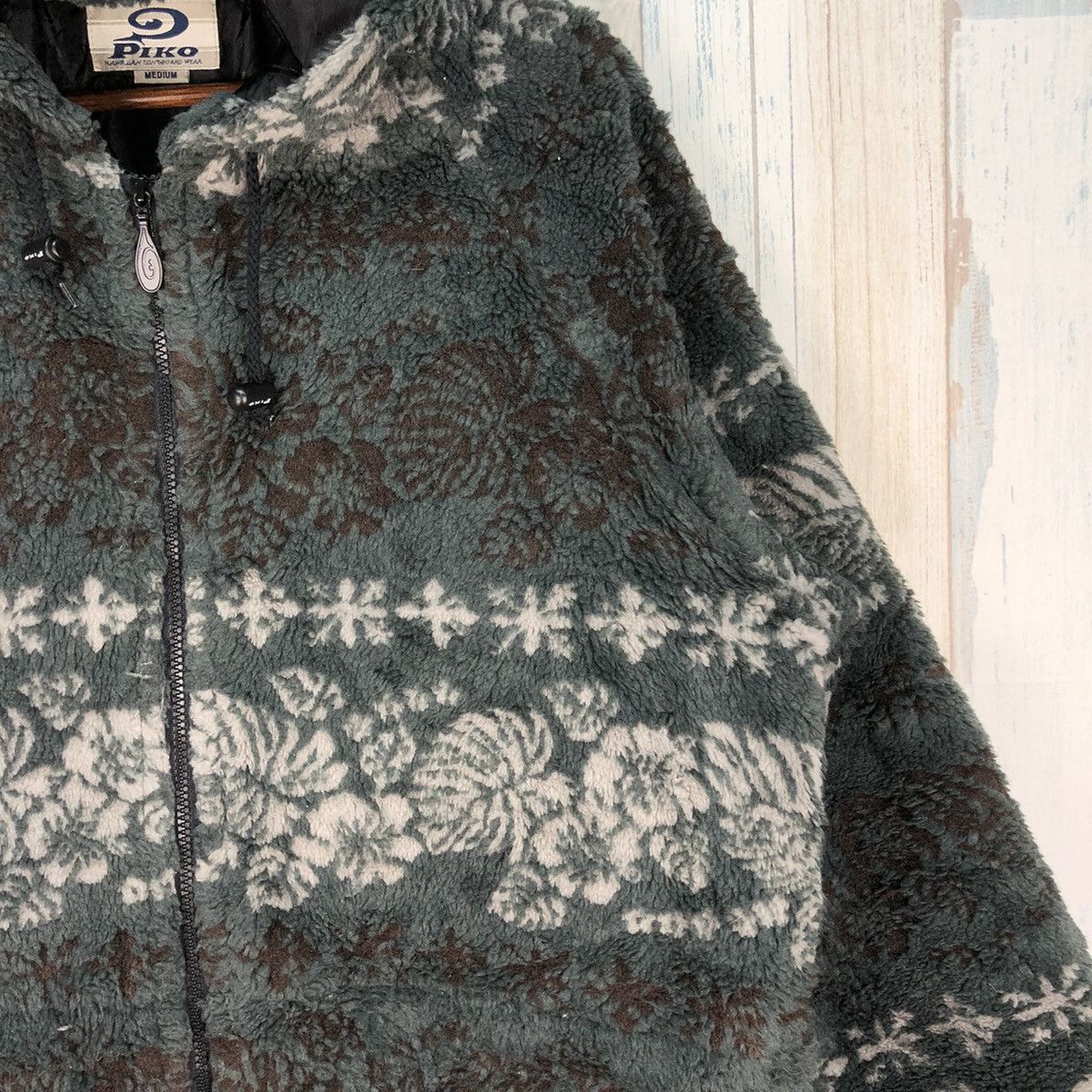 Vintage Vintage Piko Hawaiian Longboard Wear Hoodie Fleece Size US M / EU 48-50 / 2 - 5 Thumbnail
