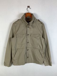 Vintage Gap Military Jacket/size M/fullzip/army/streetwear/hoodie/winter  Season/multipoket 