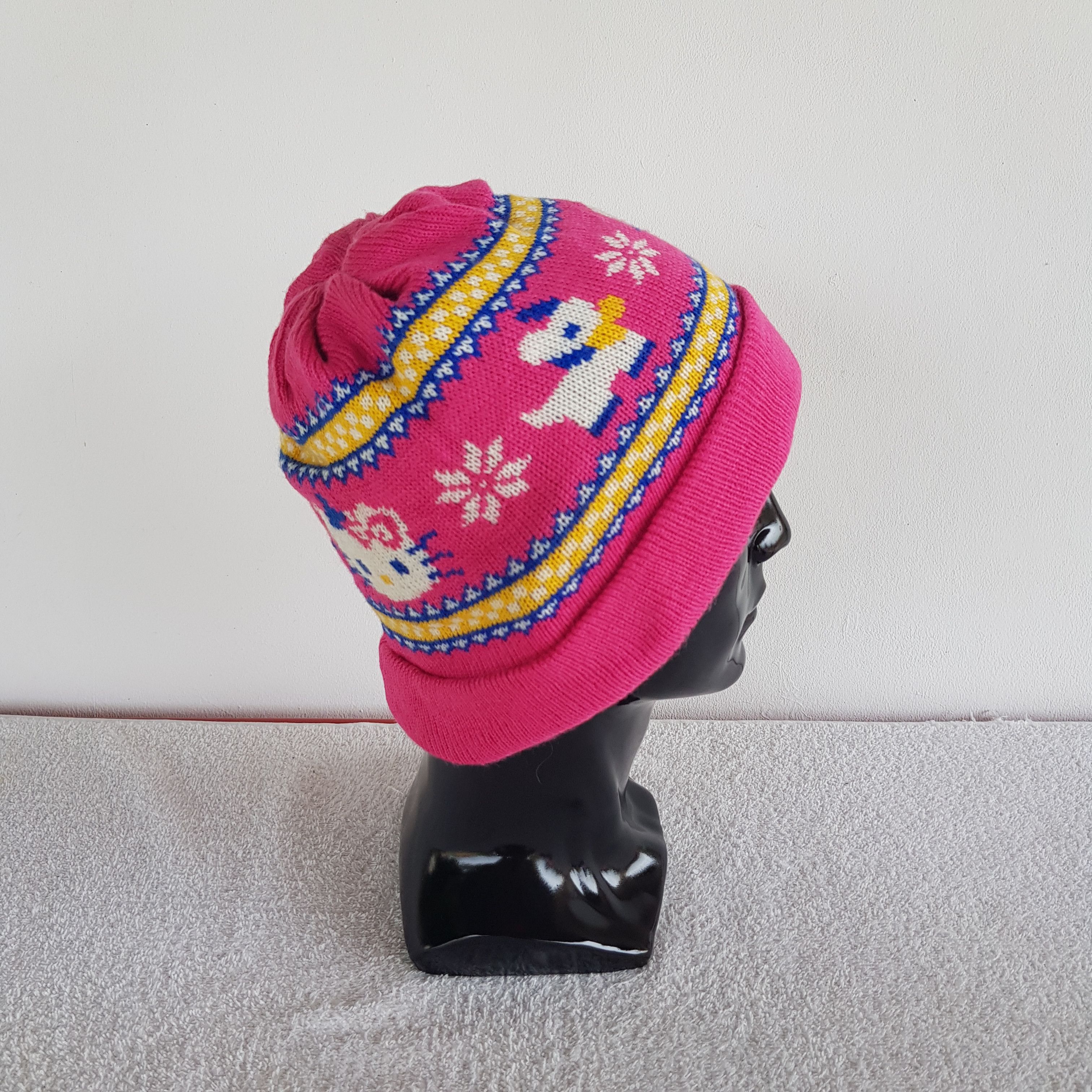 Cartoon Network × Japanese Brand × Vintage Hello Kitty Beanie Japanese Anime Snow Cap Cartoon Hats Size ONE SIZE - 5 Thumbnail