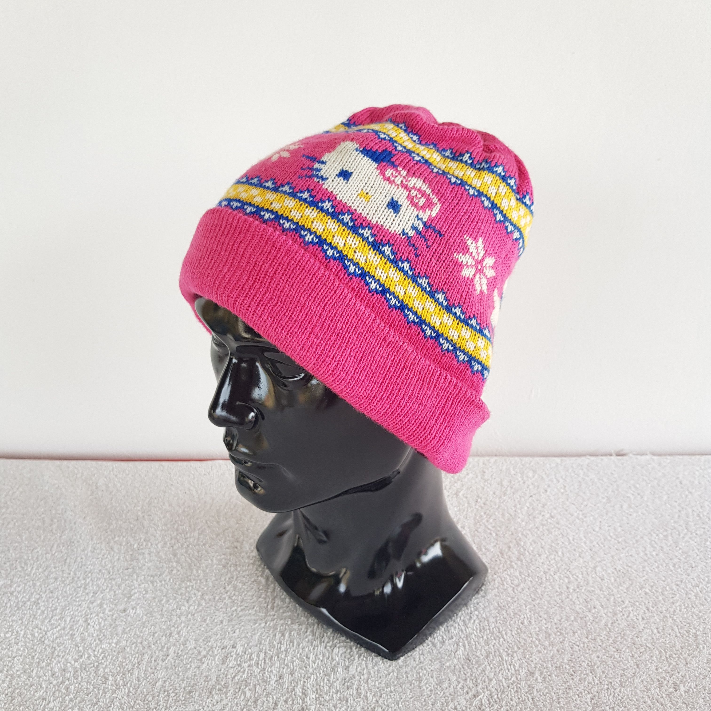 Cartoon Network × Japanese Brand × Vintage Hello Kitty Beanie Japanese Anime Snow Cap Cartoon Hats Size ONE SIZE - 1 Thumbnail