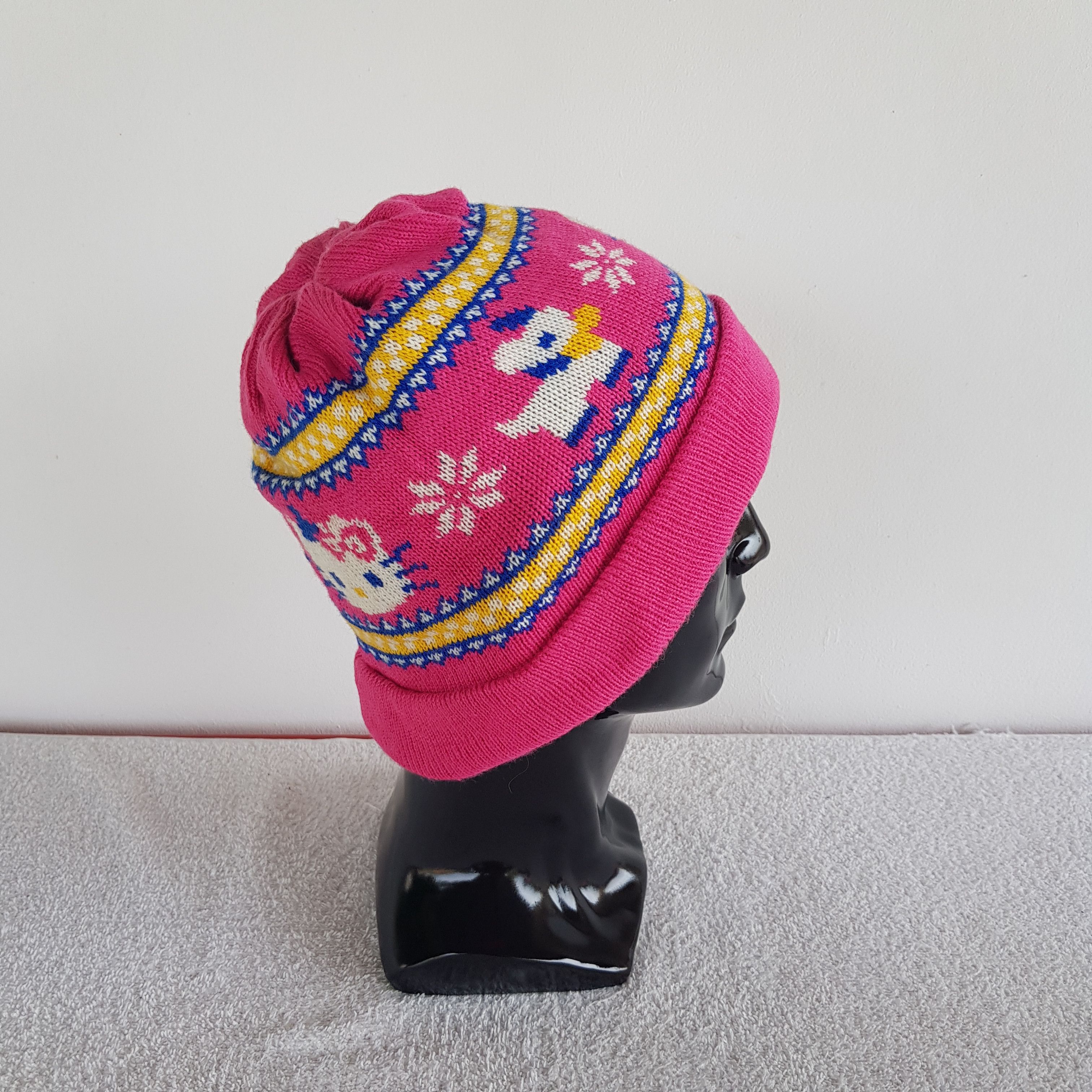 Cartoon Network × Japanese Brand × Vintage Hello Kitty Beanie Japanese Anime Snow Cap Cartoon Hats Size ONE SIZE - 4 Thumbnail