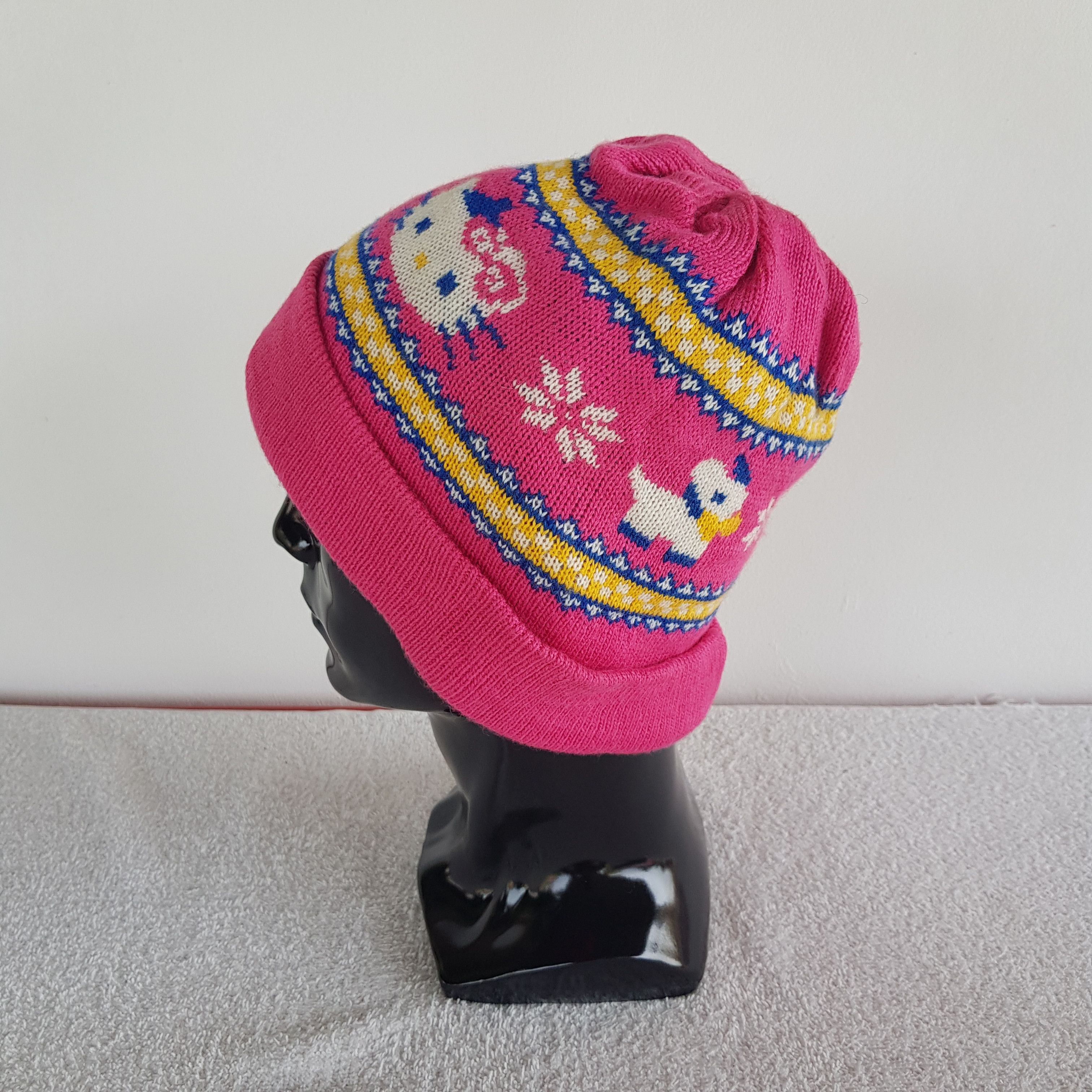 Cartoon Network × Japanese Brand × Vintage Hello Kitty Beanie Japanese Anime Snow Cap Cartoon Hats Size ONE SIZE - 7 Thumbnail