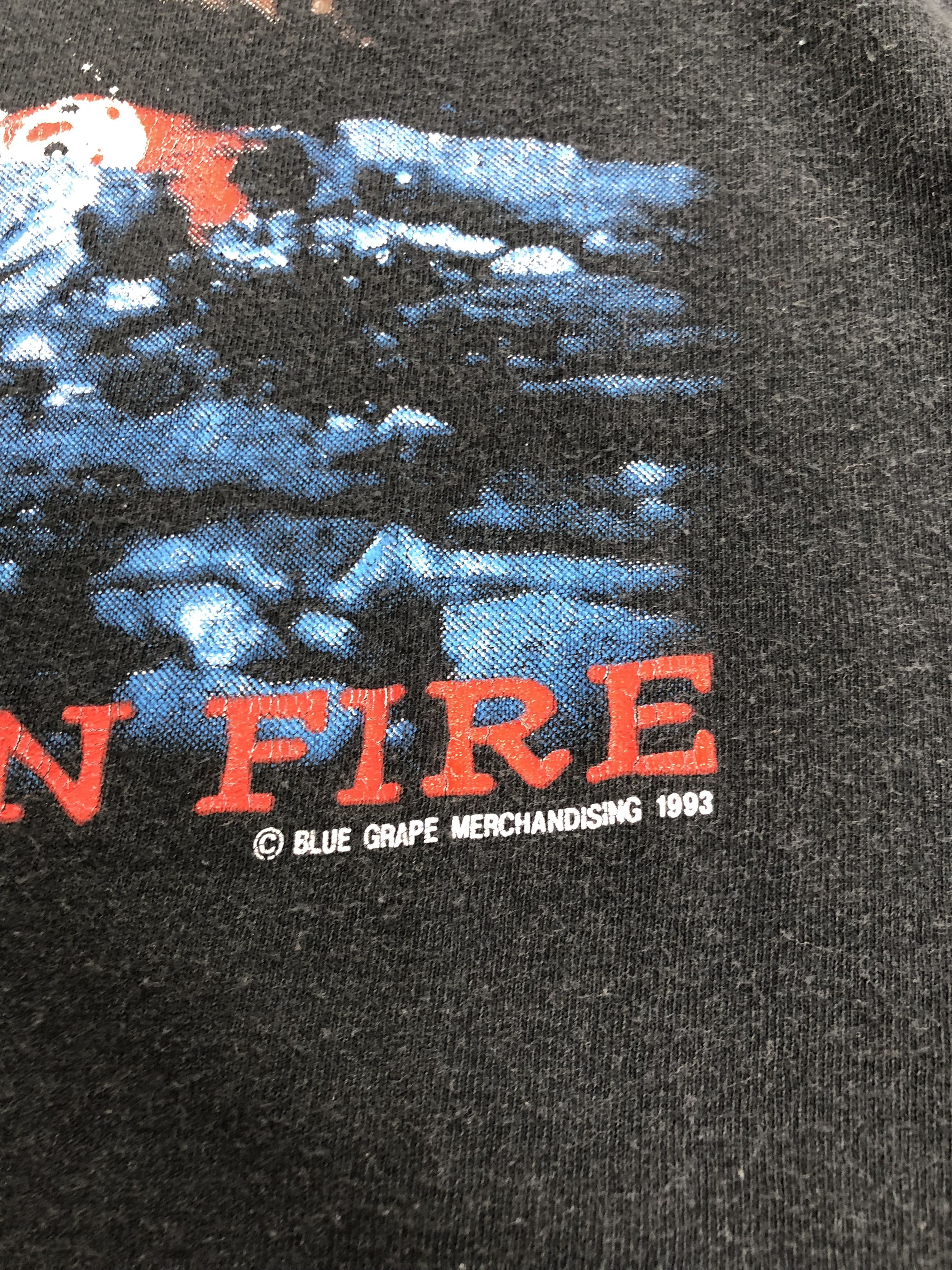 Band Tees Vintage 1993 Annihilator Set The World On Fire (Death Angel Size US XL / EU 56 / 4 - 7 Thumbnail