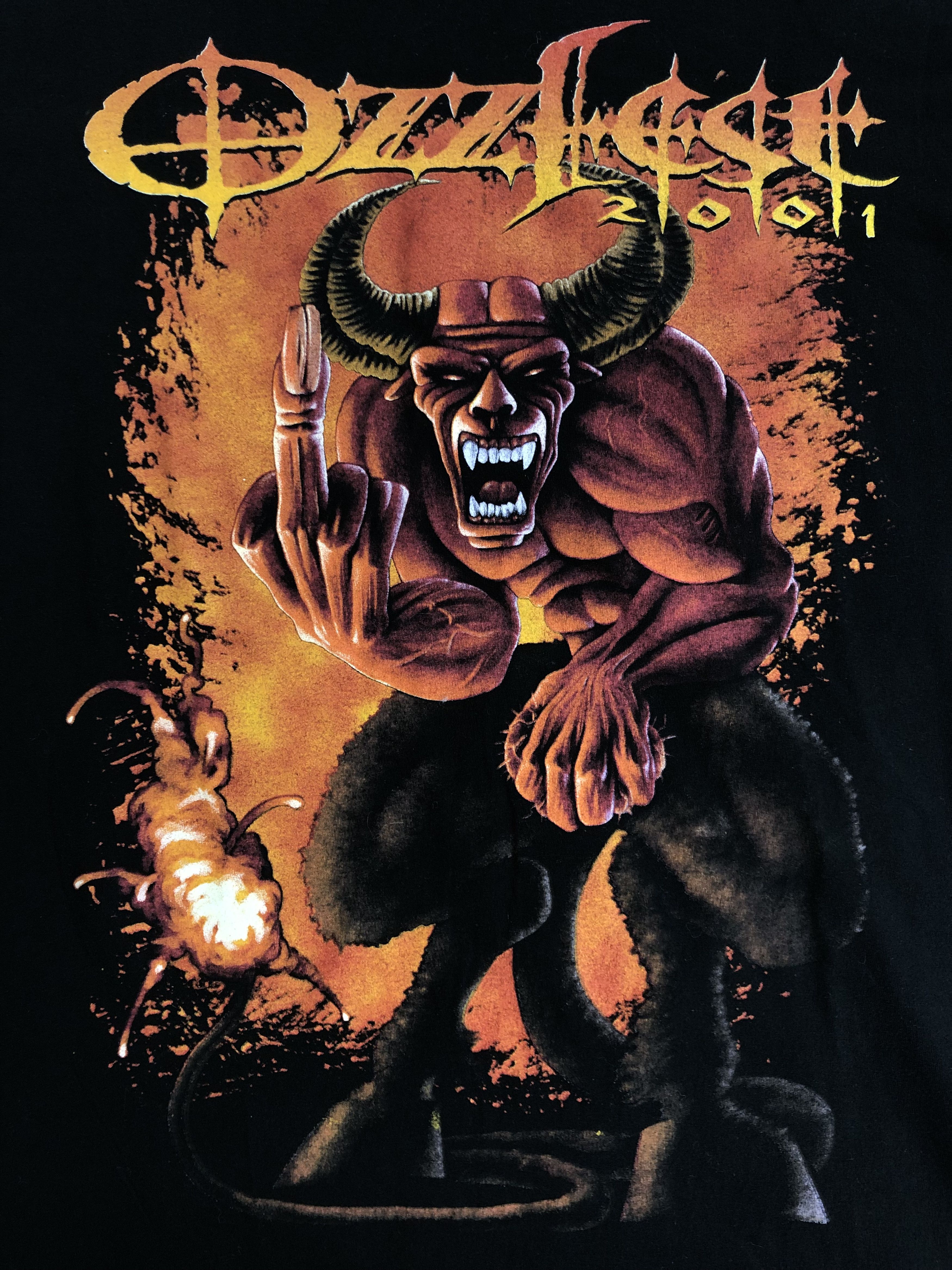 Band Tees Vintage 2001 Ozzy Osbourne Ozzfest (Marilyn Manson) Size US M / EU 48-50 / 2 - 4 Thumbnail
