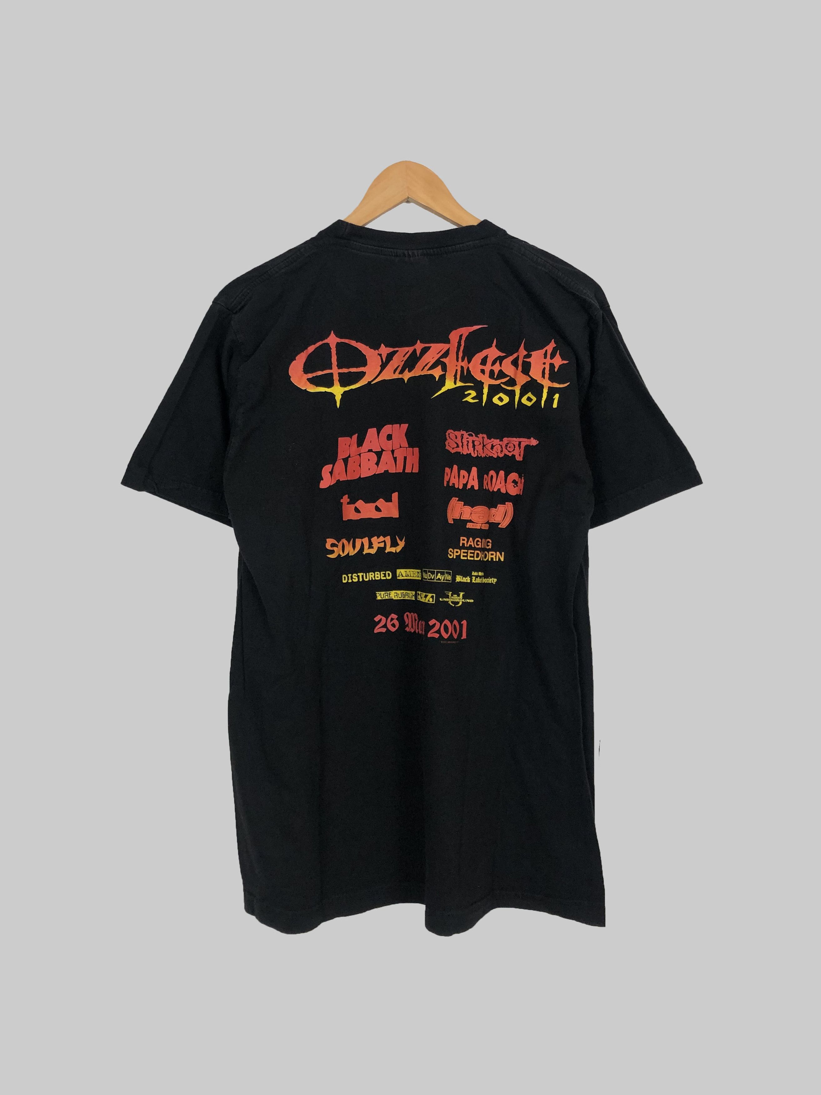 Band Tees Vintage 2001 Ozzy Osbourne Ozzfest (Marilyn Manson) Size US M / EU 48-50 / 2 - 2 Thumbnail