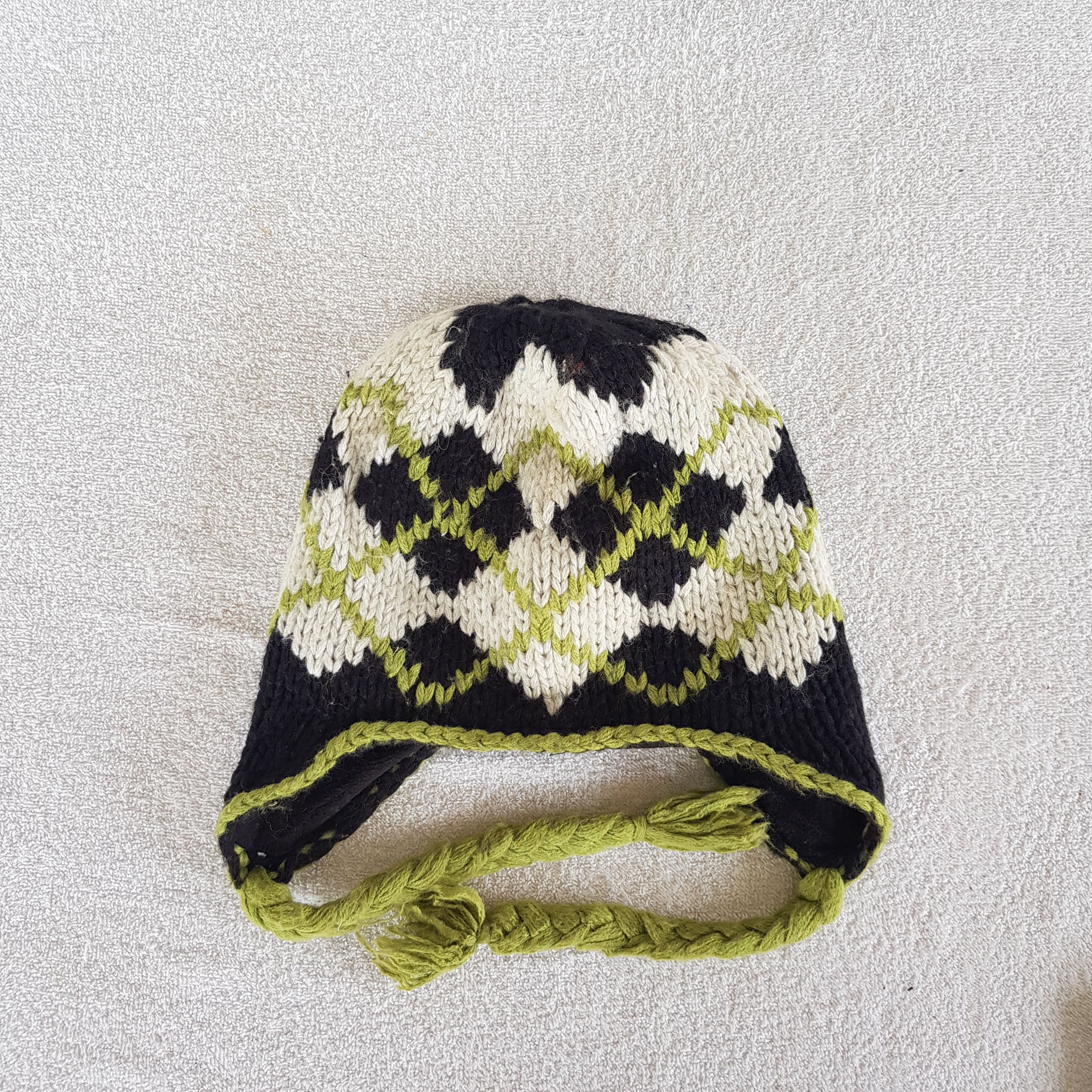 Japanese Brand Japanese Beanie Snow Cap Unknown Multicolor Earflap Hats Size ONE SIZE - 6 Thumbnail