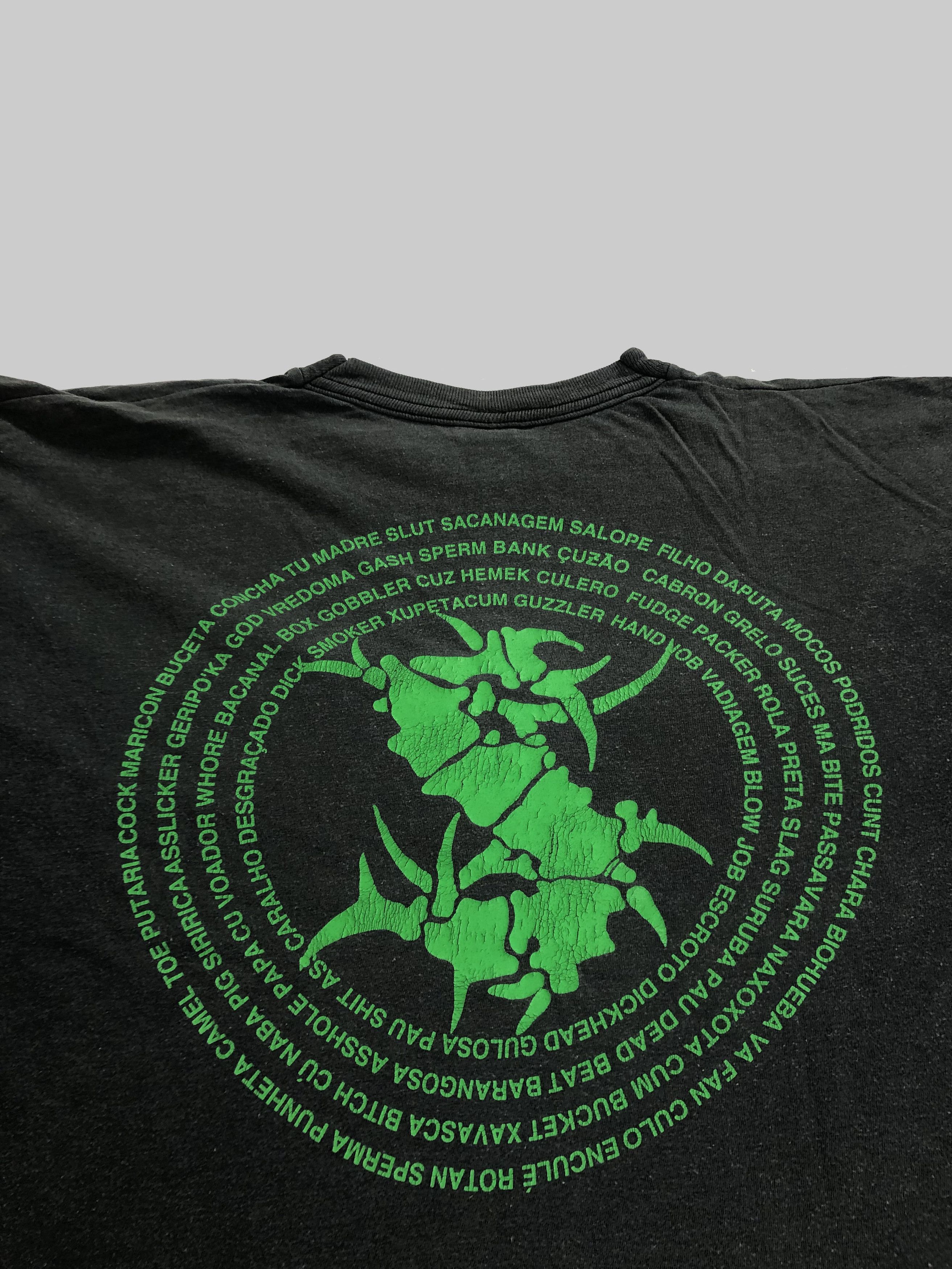 Band Tees Vintage 1992 Sepultura Third World Posse (Napalm Death) Size US XL / EU 56 / 4 - 14 Thumbnail