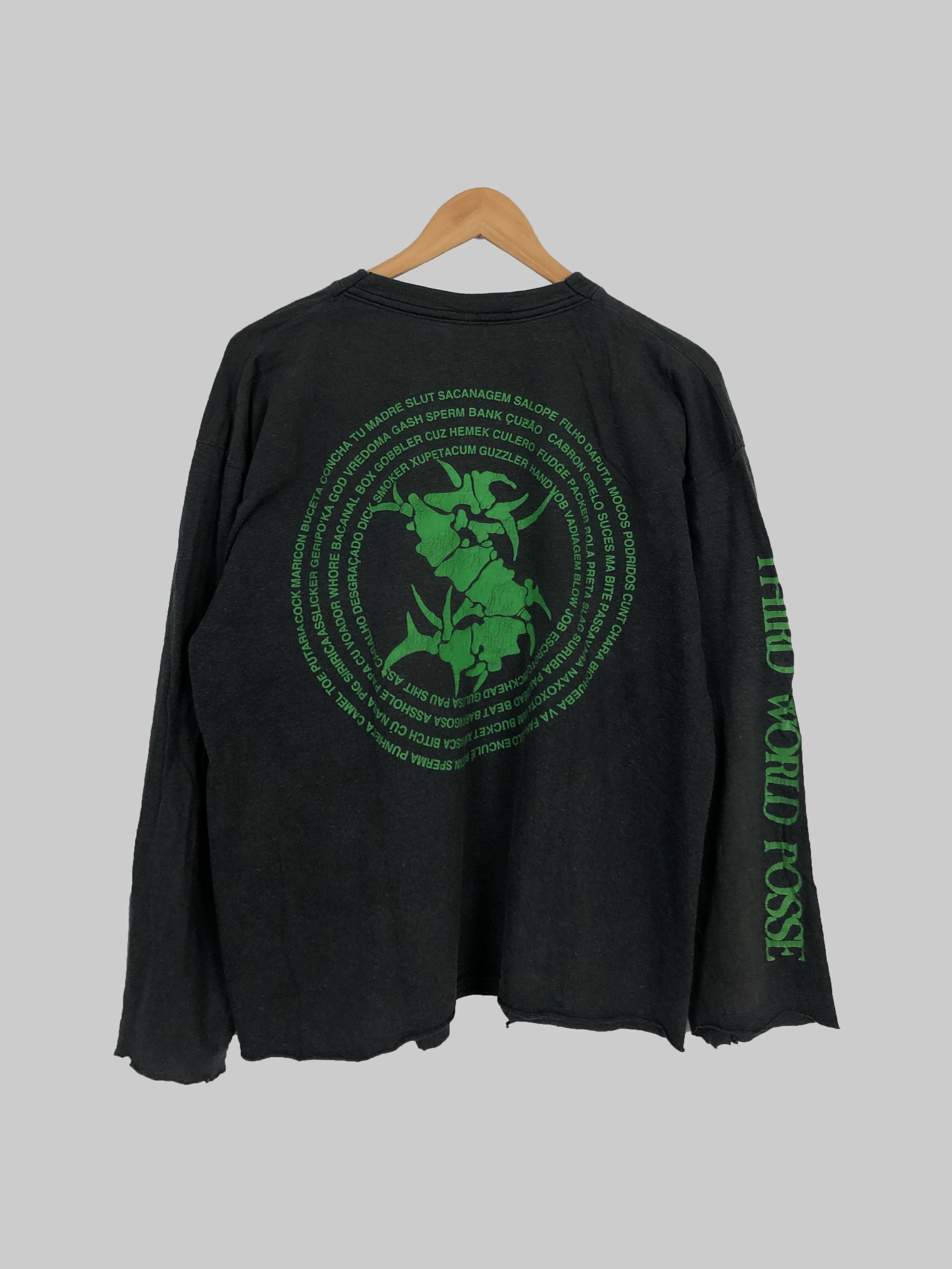 Band Tees Vintage 1992 Sepultura Third World Posse (Napalm Death) Size US XL / EU 56 / 4 - 2 Thumbnail