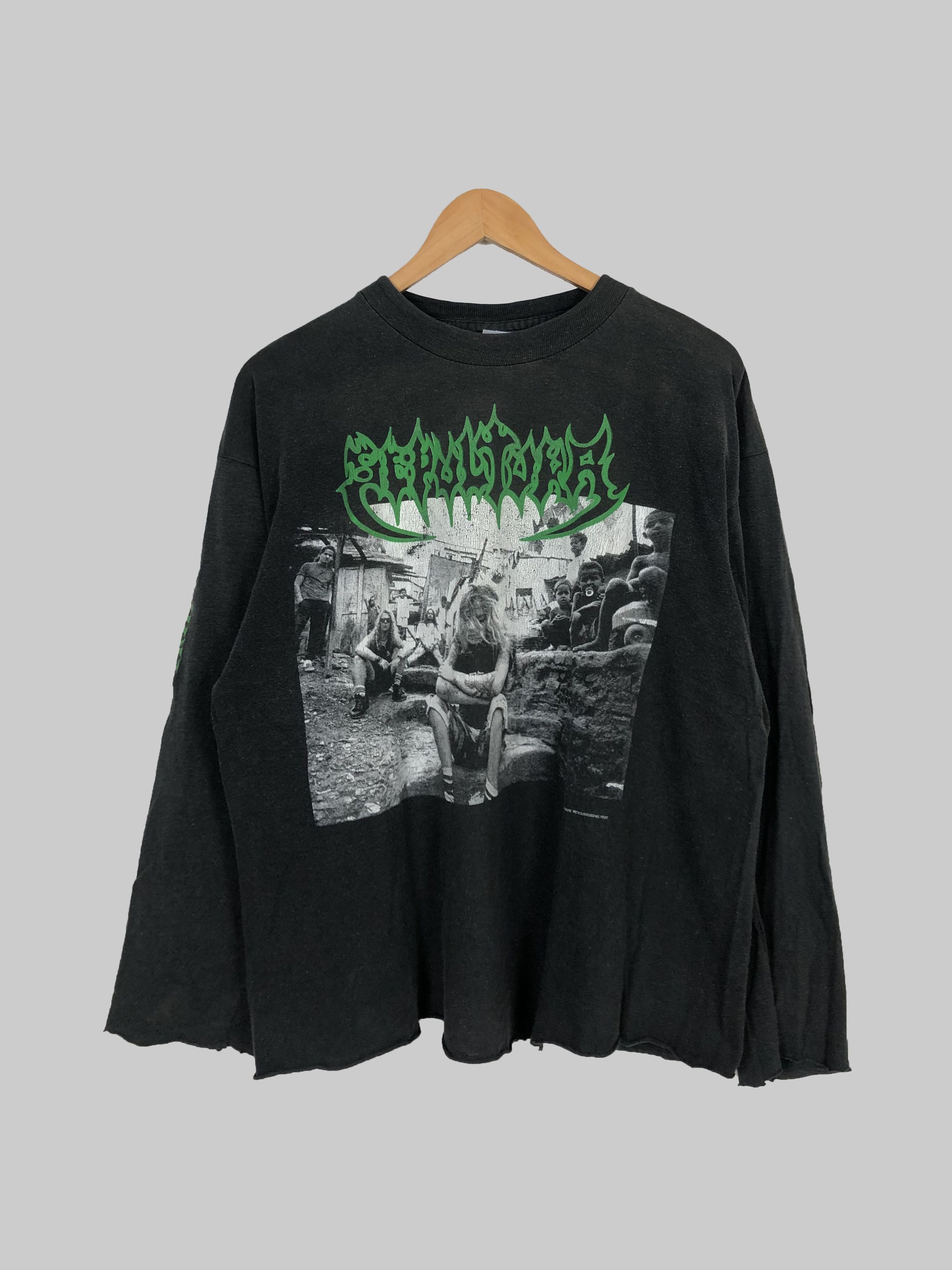 Band Tees Vintage 1992 Sepultura Third World Posse (Napalm Death) Size US XL / EU 56 / 4 - 1 Thumbnail
