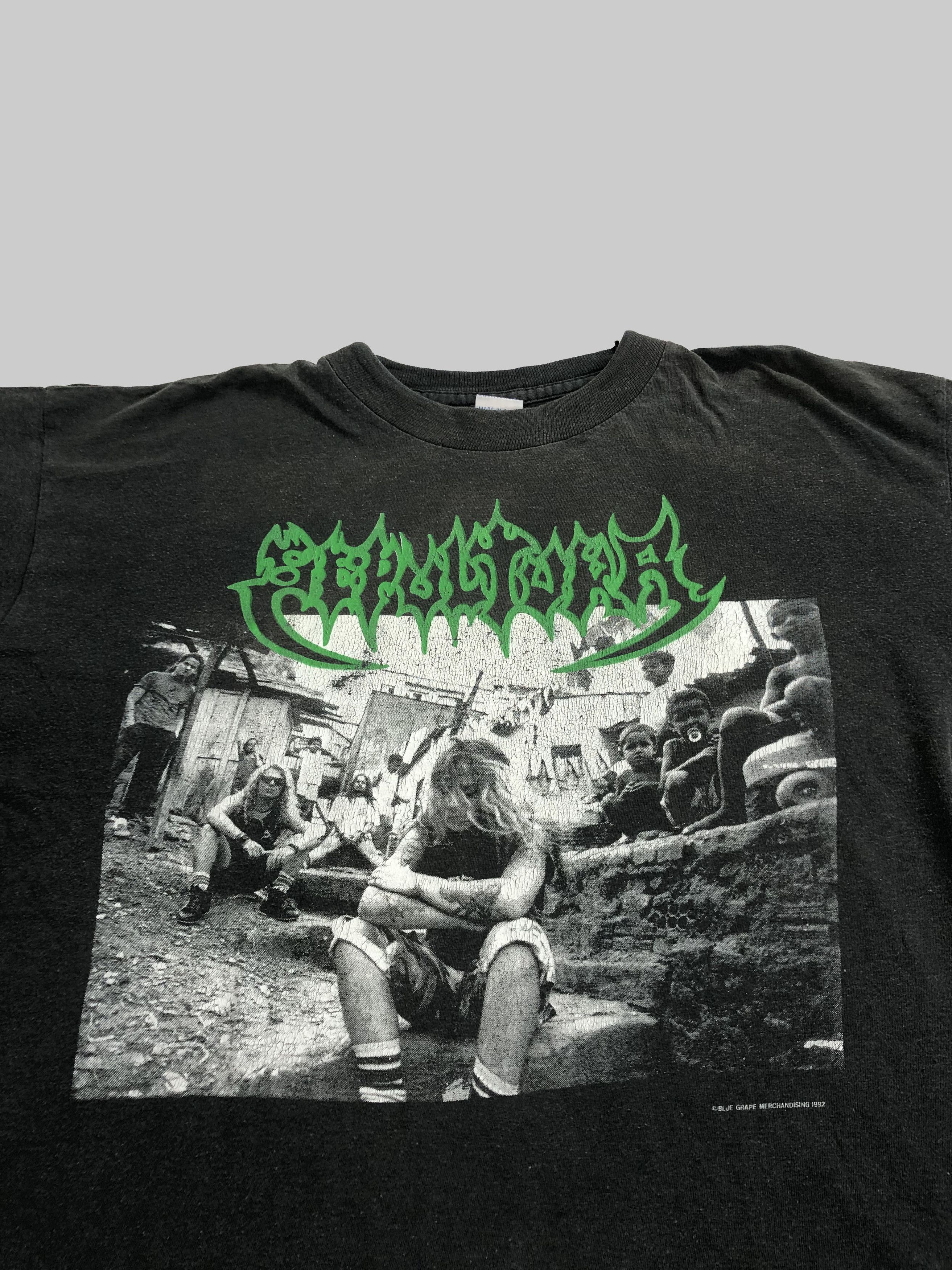 Band Tees Vintage 1992 Sepultura Third World Posse (Napalm Death) Size US XL / EU 56 / 4 - 3 Thumbnail