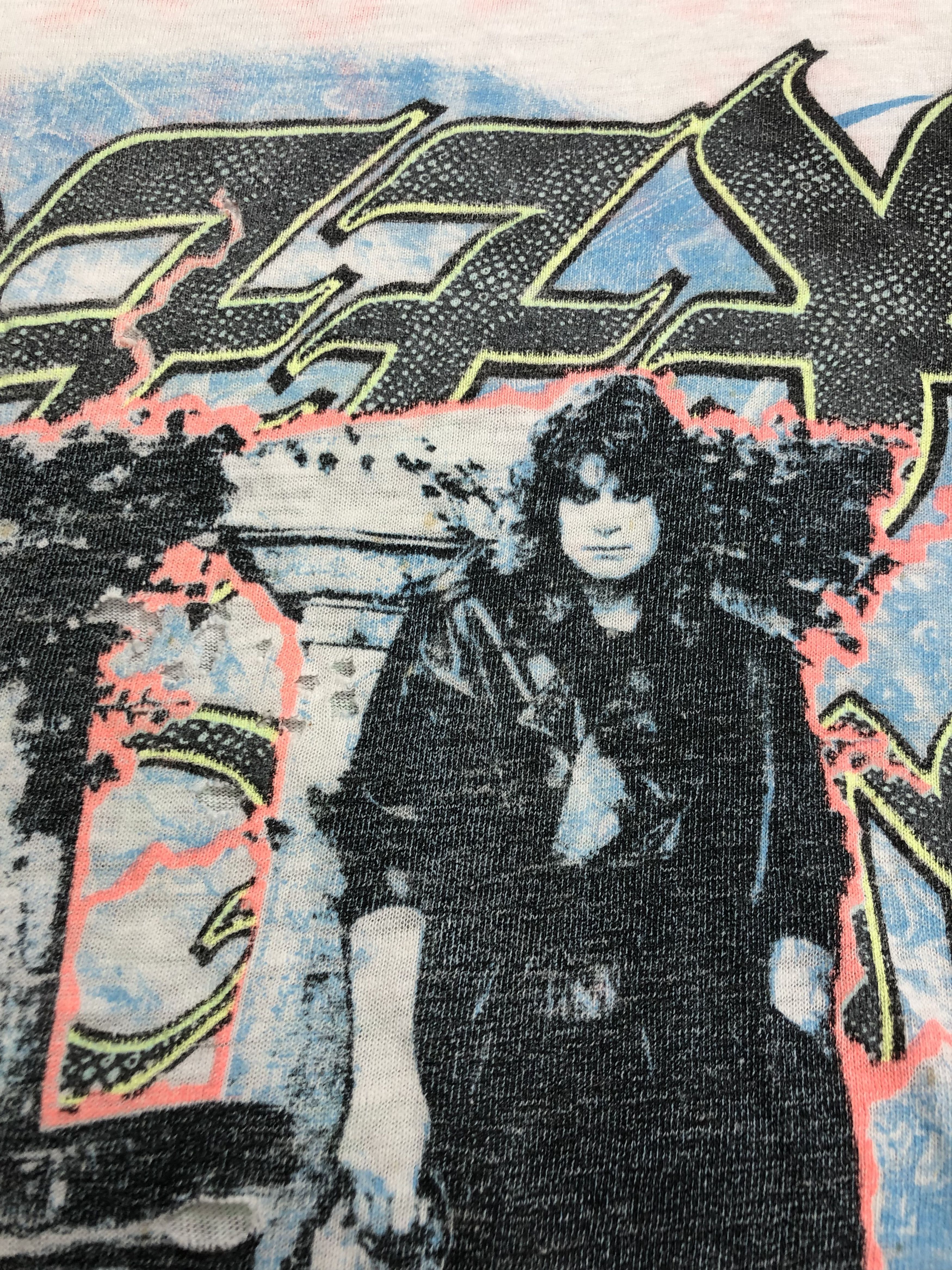 Band Tees Vintage 1988 Ozzy Osbourne (Marilyn Manson Black Sabbath) Size US L / EU 52-54 / 3 - 5 Thumbnail
