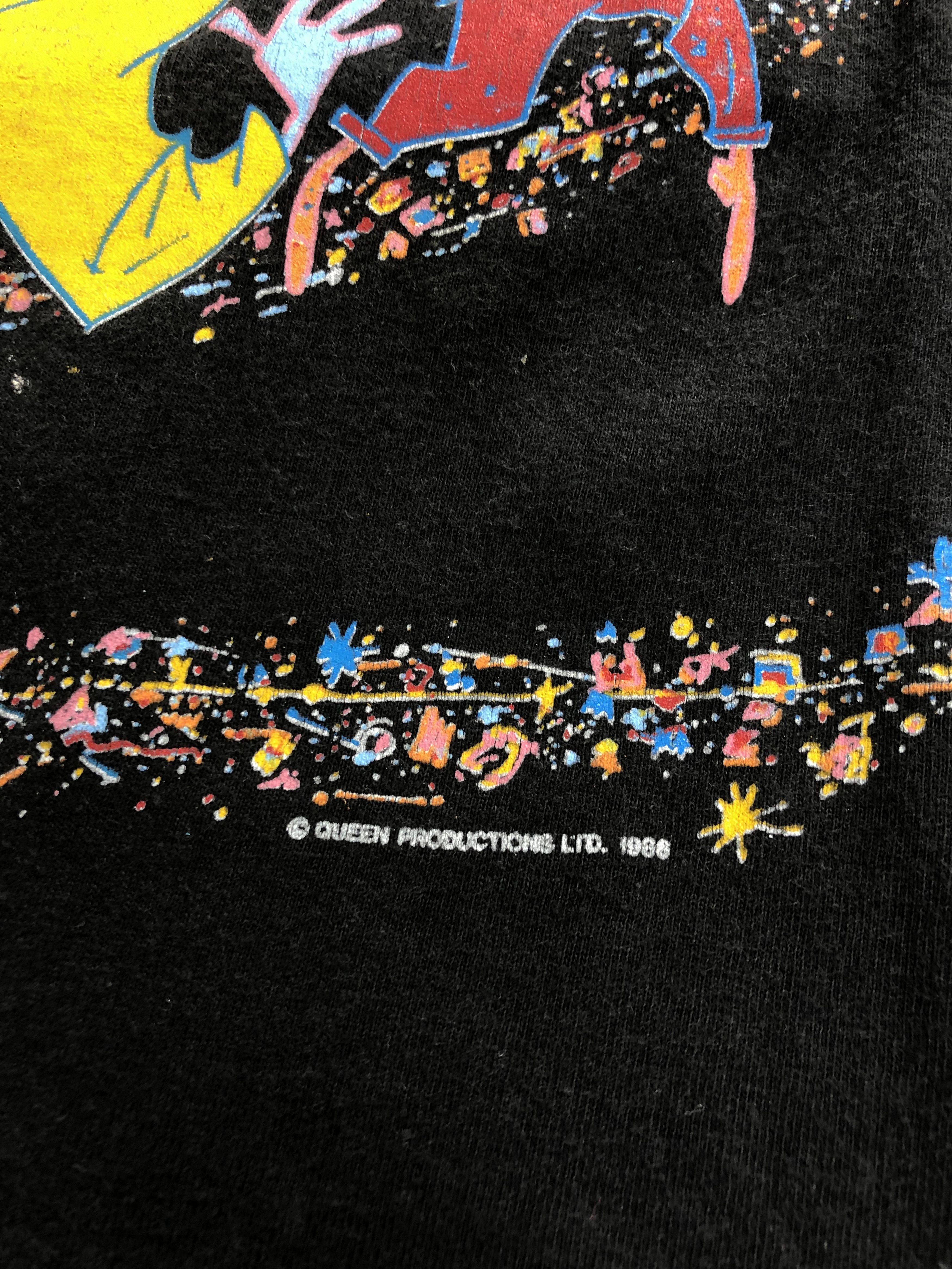 Band Tees Vintage 1986 Queen A Kind Of Magic Tour (Rolling Stones) Size US M / EU 48-50 / 2 - 7 Thumbnail