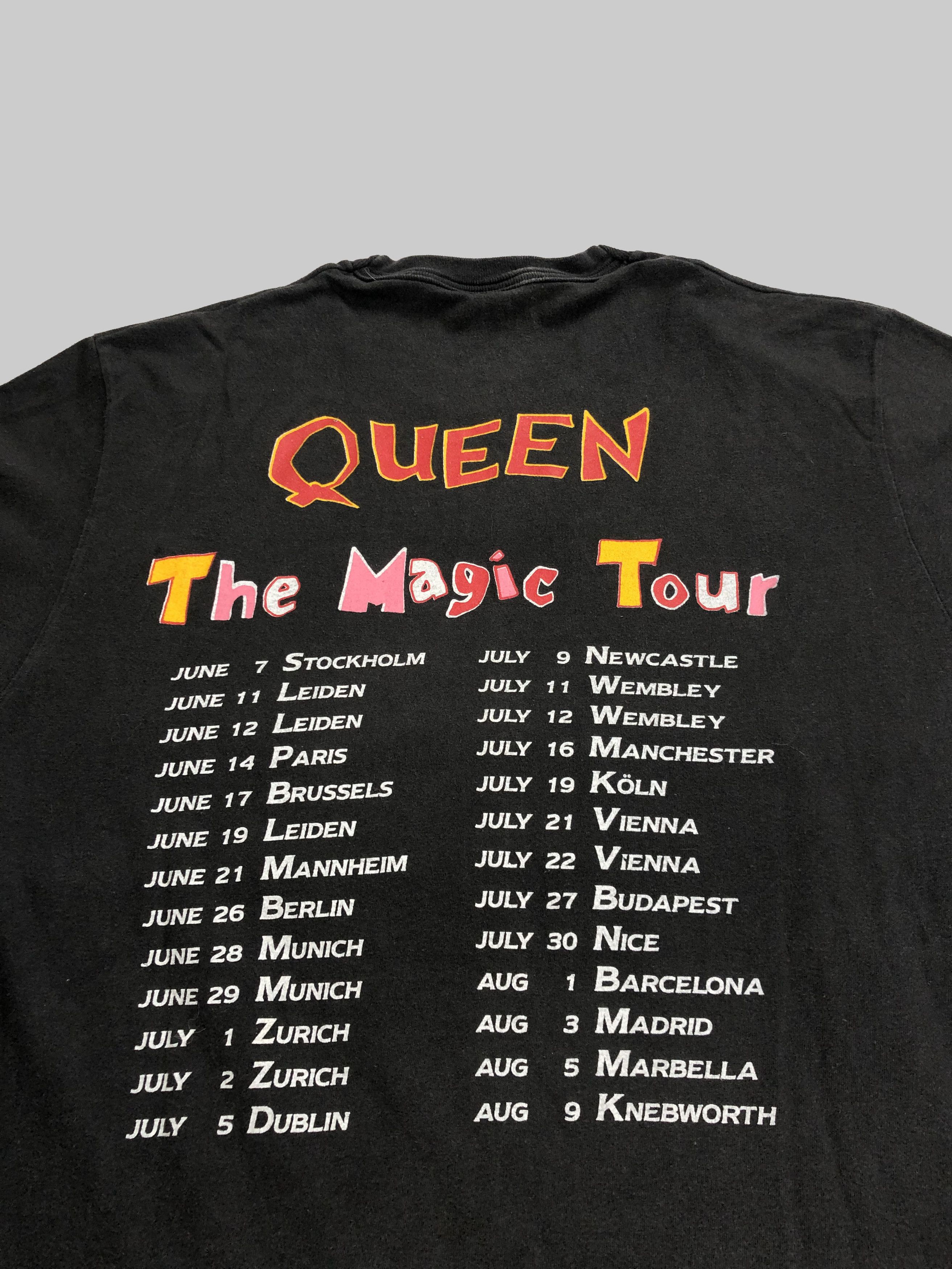 Band Tees Vintage 1986 Queen A Kind Of Magic Tour (Rolling Stones) Size US M / EU 48-50 / 2 - 8 Thumbnail
