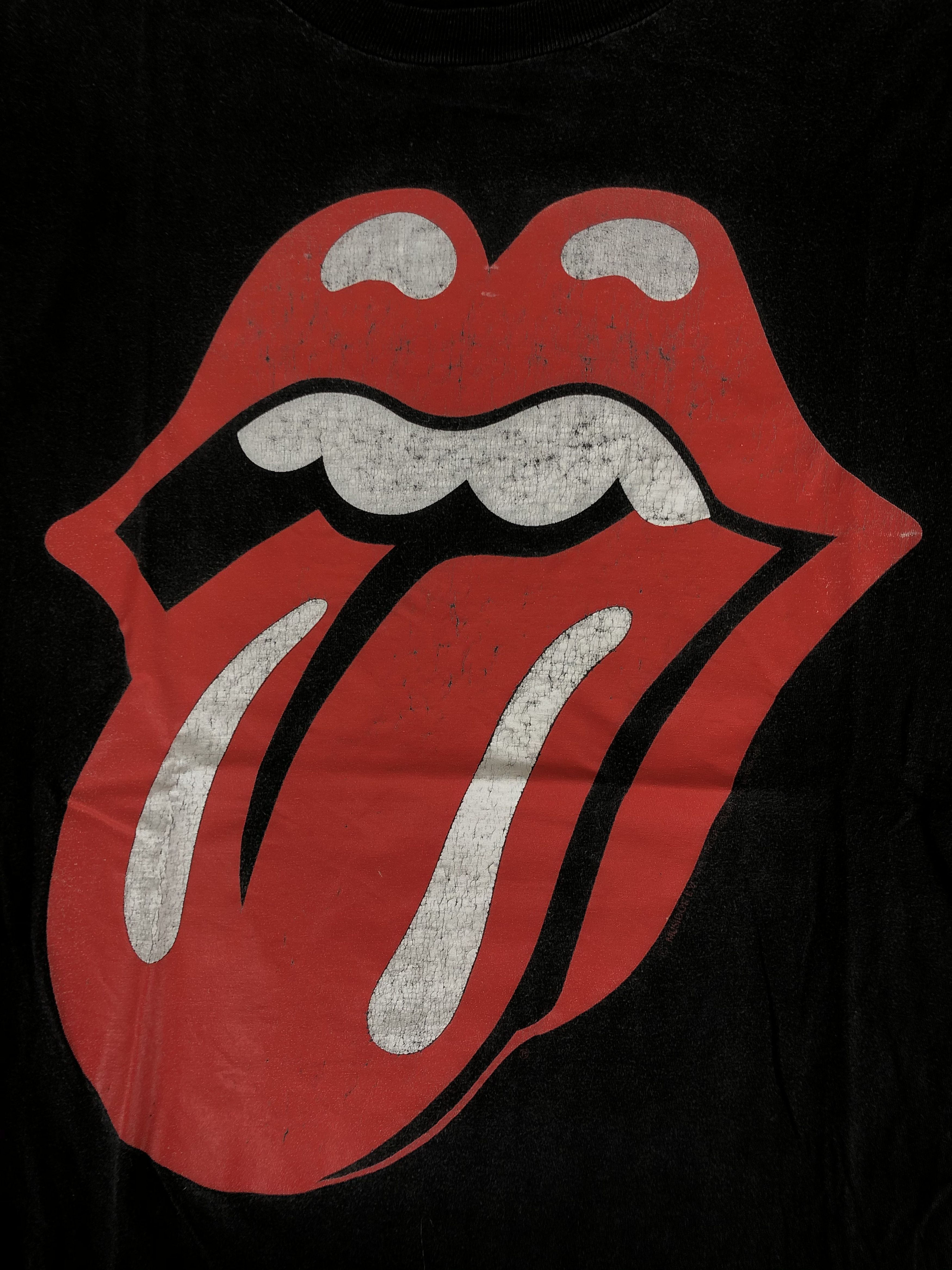 Band Tees Vintage 1990 Rolling Stones (Led Zeppelin Pink Floyd AC/DC) Size US L / EU 52-54 / 3 - 5 Thumbnail