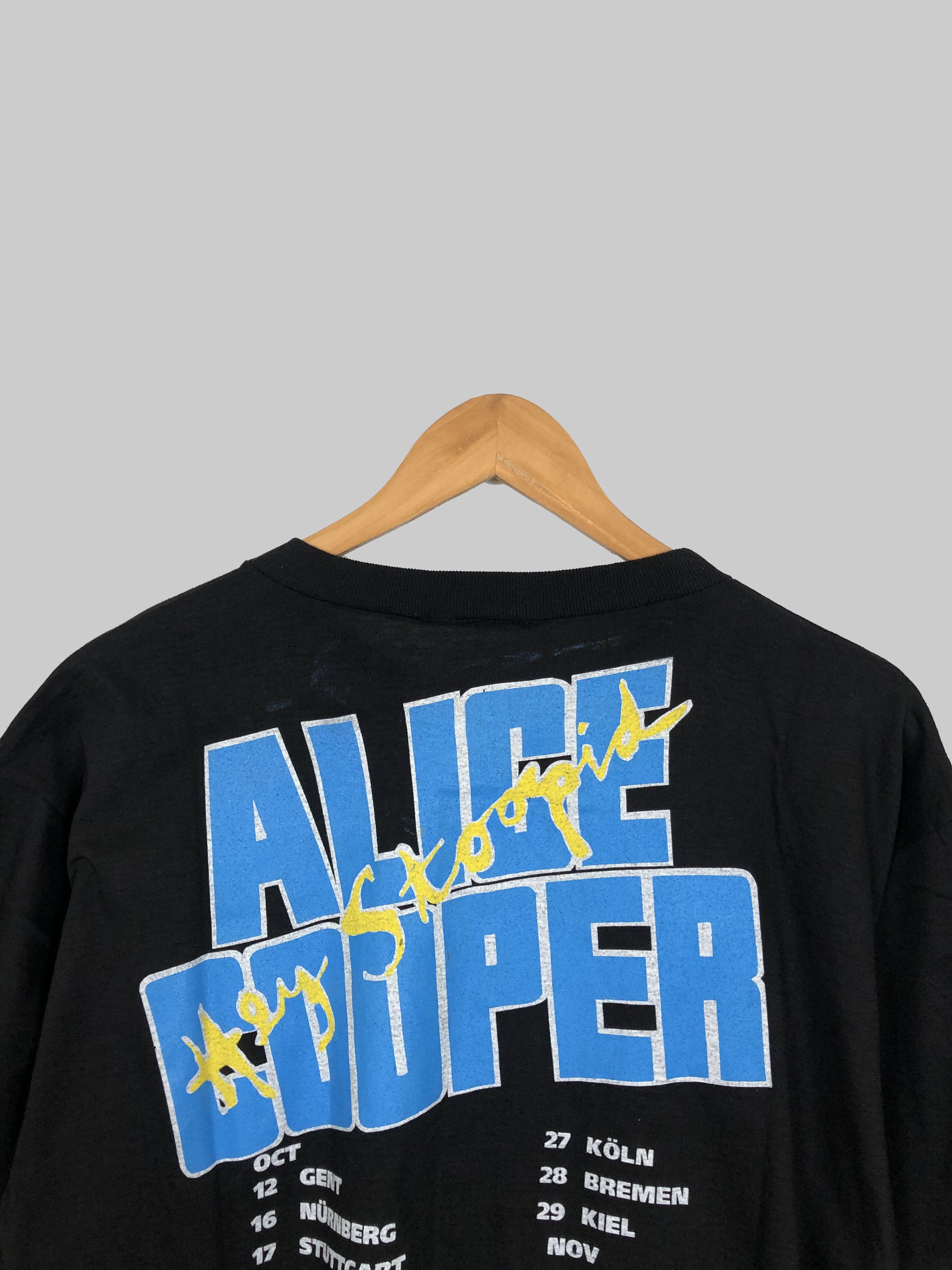 Band Tees Vintage 1991 Alice Cooper Hey Stoopid (Iggy Pop Elton John) Size US L / EU 52-54 / 3 - 4 Thumbnail