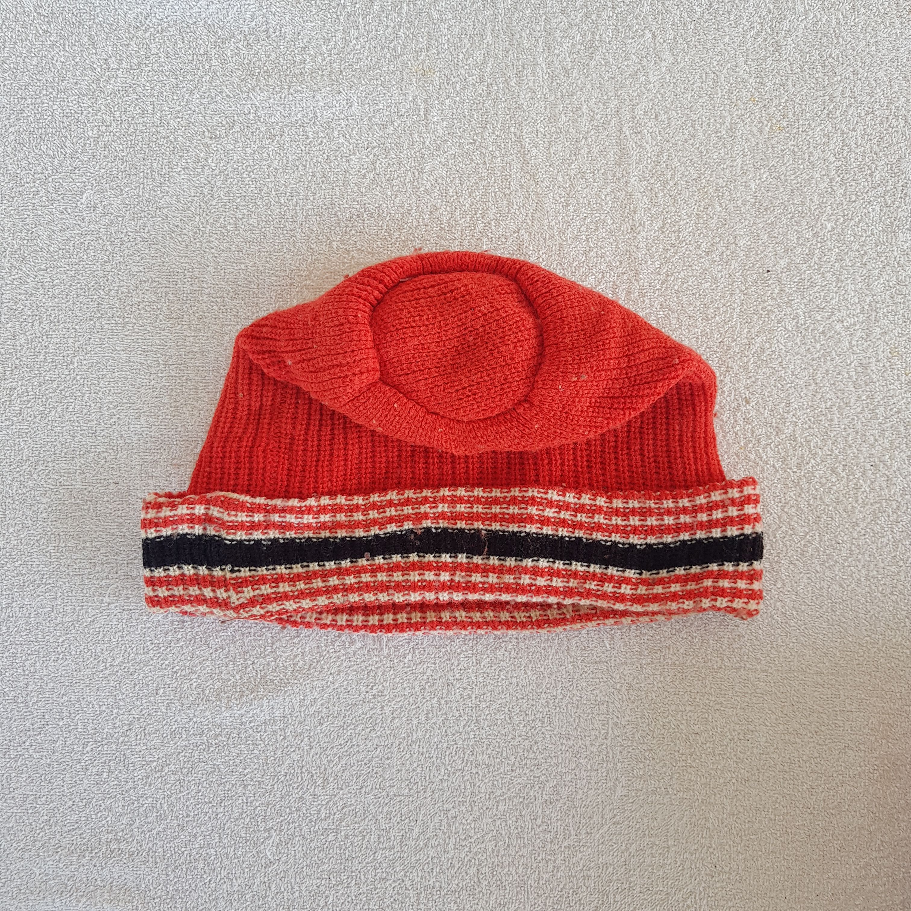 Japanese Brand × Vintage Unknown Japanese Beanie Snow Cap Knitted Crochet Hats Size ONE SIZE - 5 Thumbnail