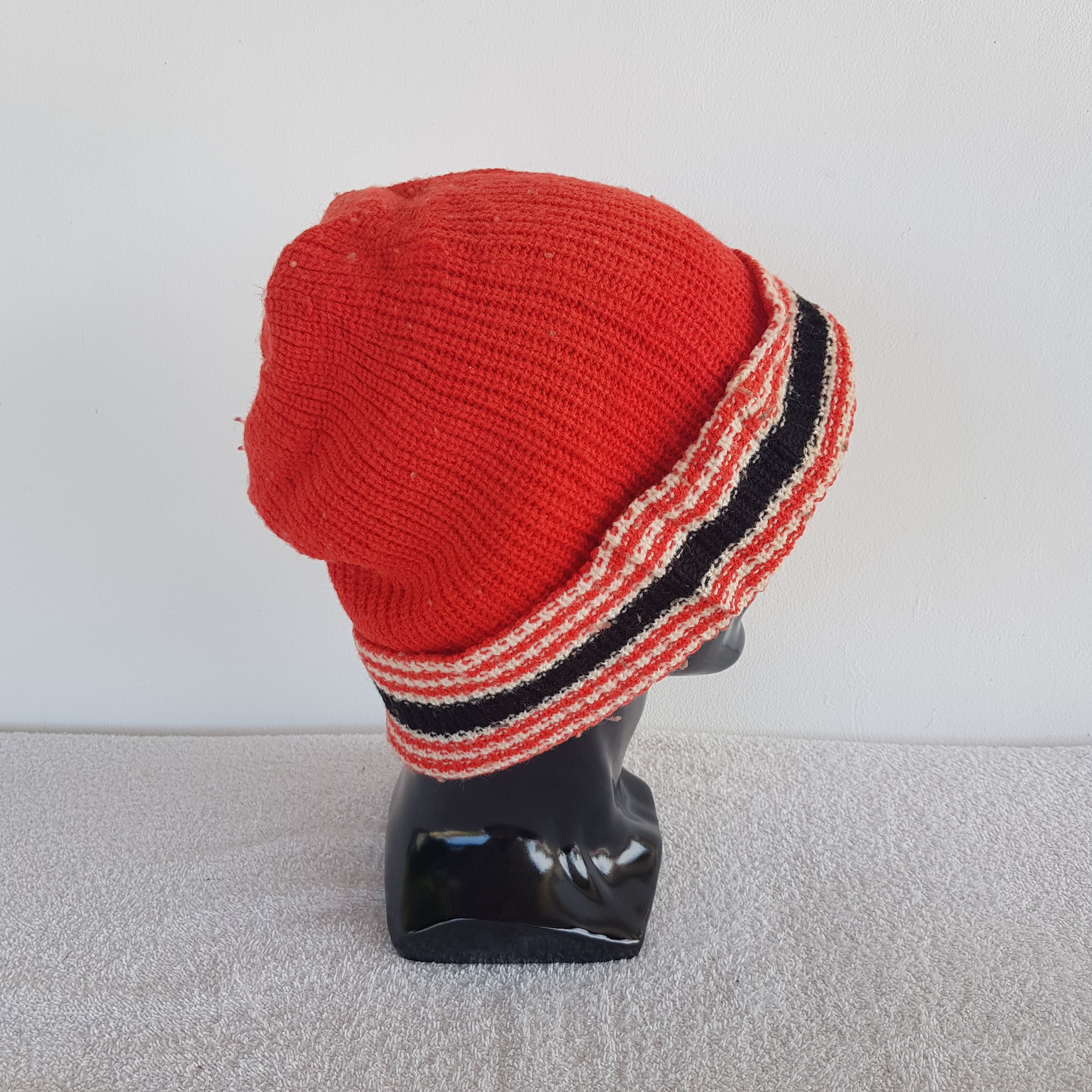 Japanese Brand × Vintage Unknown Japanese Beanie Snow Cap Knitted Crochet Hats Size ONE SIZE - 3 Thumbnail