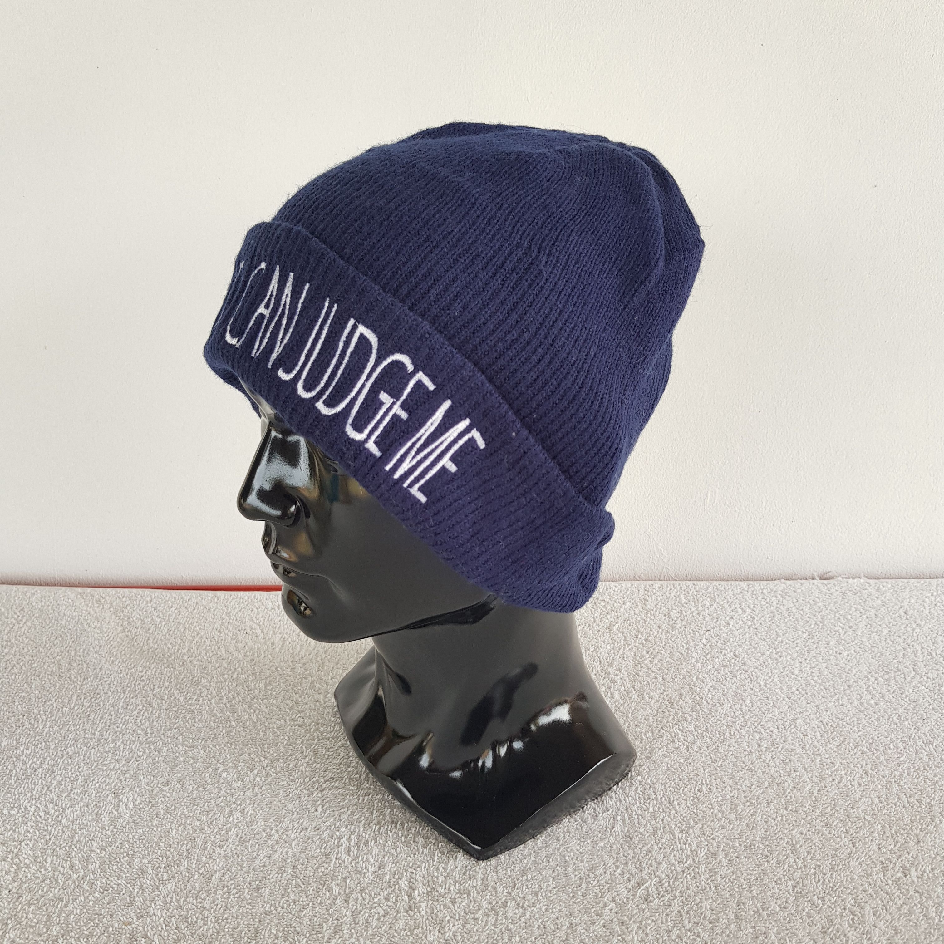 Japanese Brand Unknown Japanese Beanie Snow Cap Humor Hats - AC10161. Size ONE SIZE - 2 Thumbnail