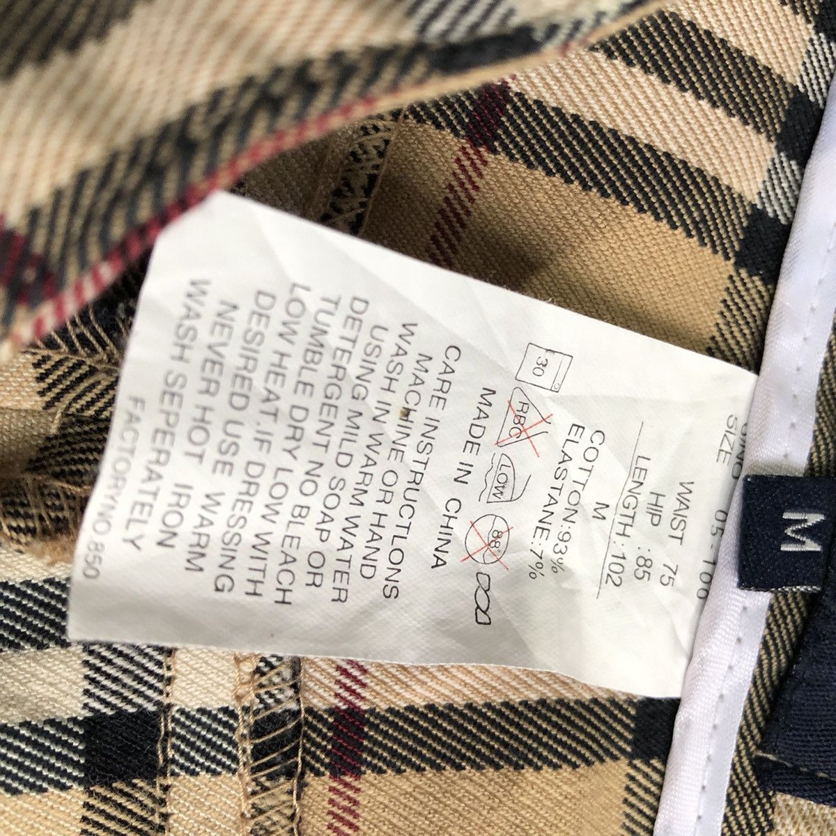 Burberry Vintage burberry nova chek cutbray pants Size US 28 / EU 44 - 5 Thumbnail
