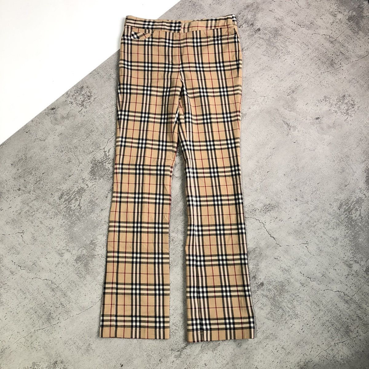 Burberry Vintage burberry nova chek cutbray pants Size US 28 / EU 44 - 1 Thumbnail