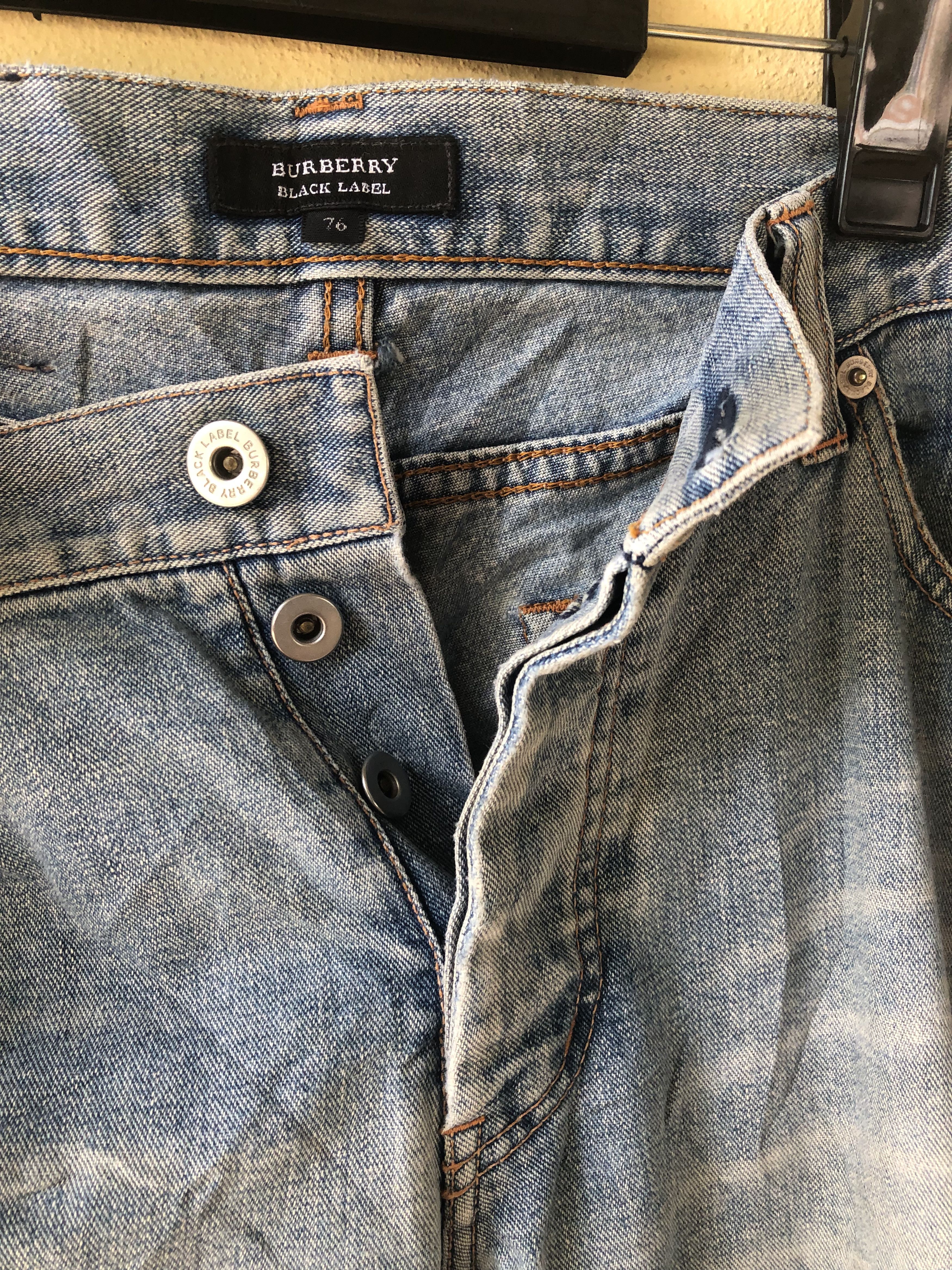 Burberry × StraightFaded burberry black lebel distressed denim Size US 30 / EU 46 - 8 Thumbnail
