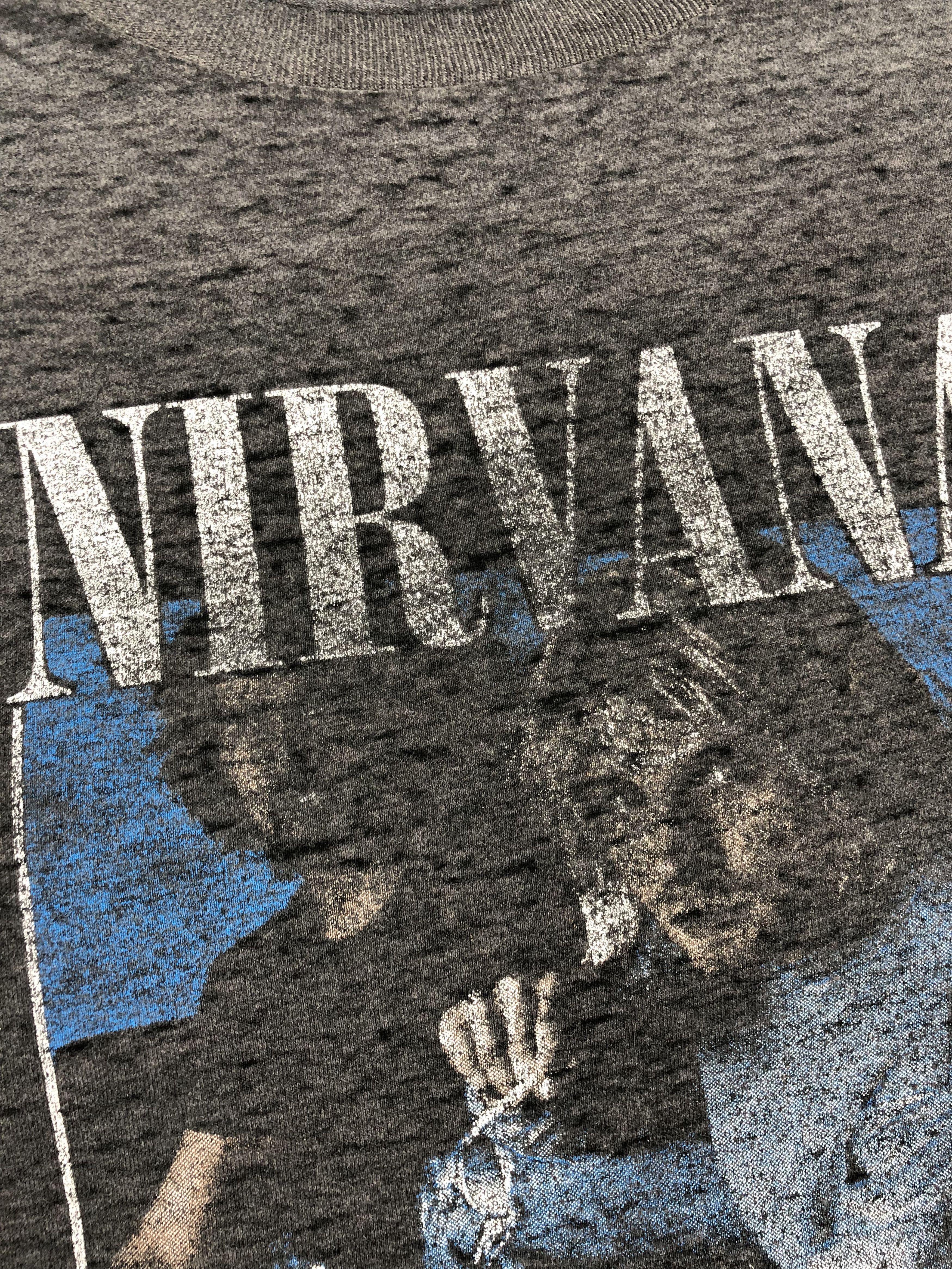 Band Tees Vintage 90s Nirvana Nevermind Kurt Cobain Travis Scott Size US XL / EU 56 / 4 - 6 Thumbnail