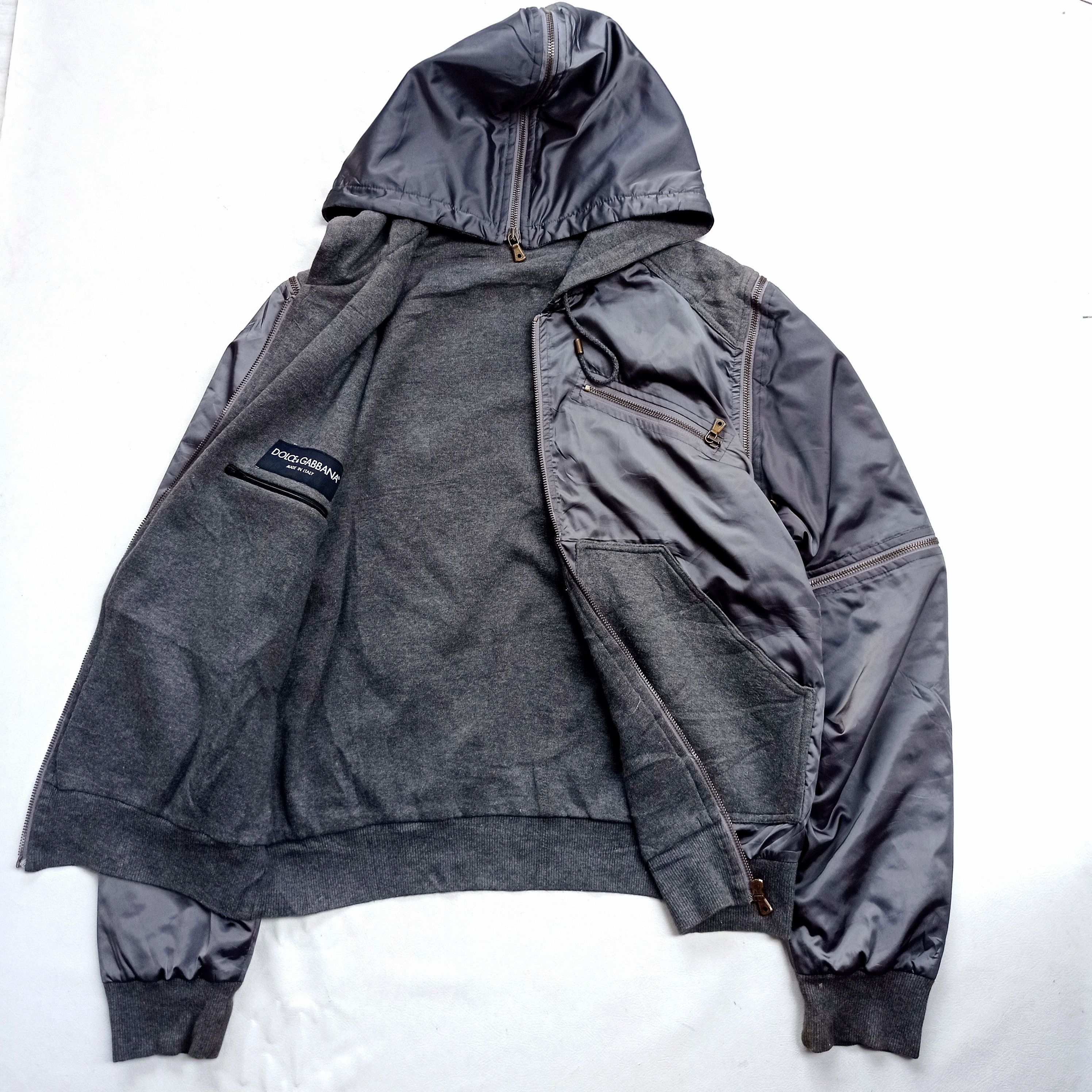 Dolce & Gabbana Dolce Gabbana archive hooded bomber detachable sleeves Size US M / EU 48-50 / 2 - 1 Thumbnail