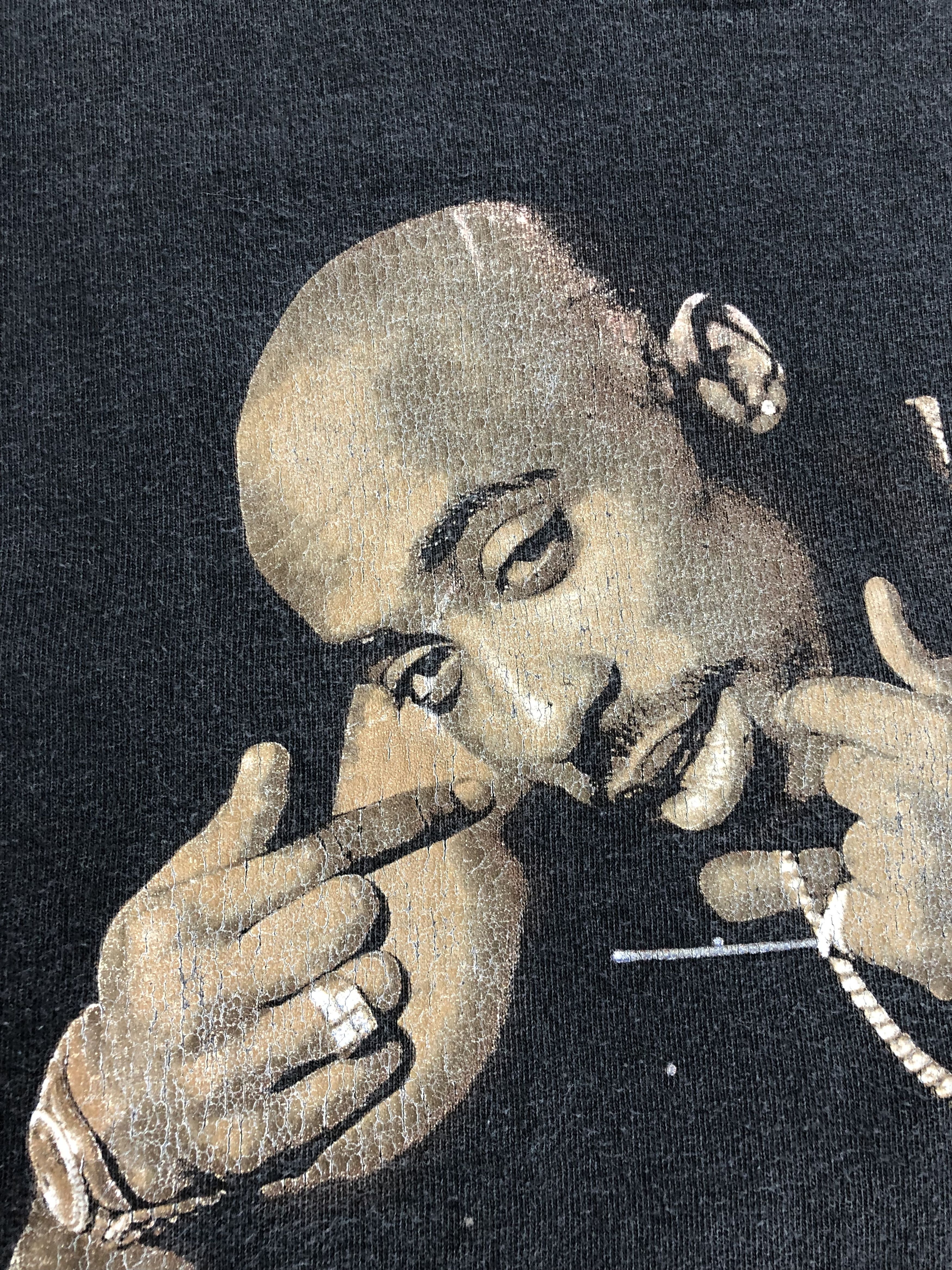 Band Tees Vintage 90s Tupac 2Pac (50 cent Snoop Dogg Dr. Dre Jay-Z) Size US XL / EU 56 / 4 - 3 Thumbnail
