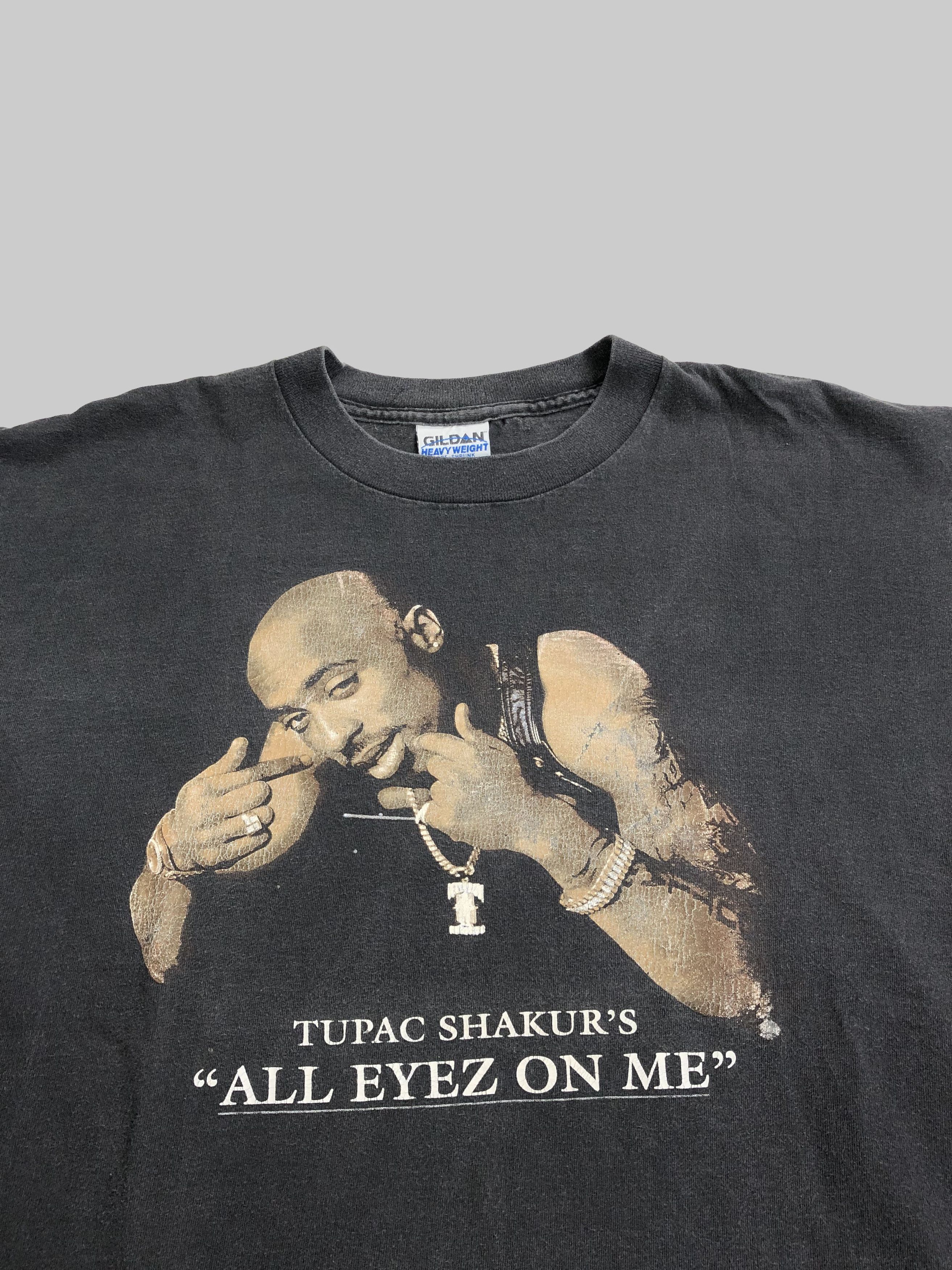 Band Tees Vintage 90s Tupac 2Pac (50 cent Snoop Dogg Dr. Dre Jay-Z) Size US XL / EU 56 / 4 - 2 Thumbnail