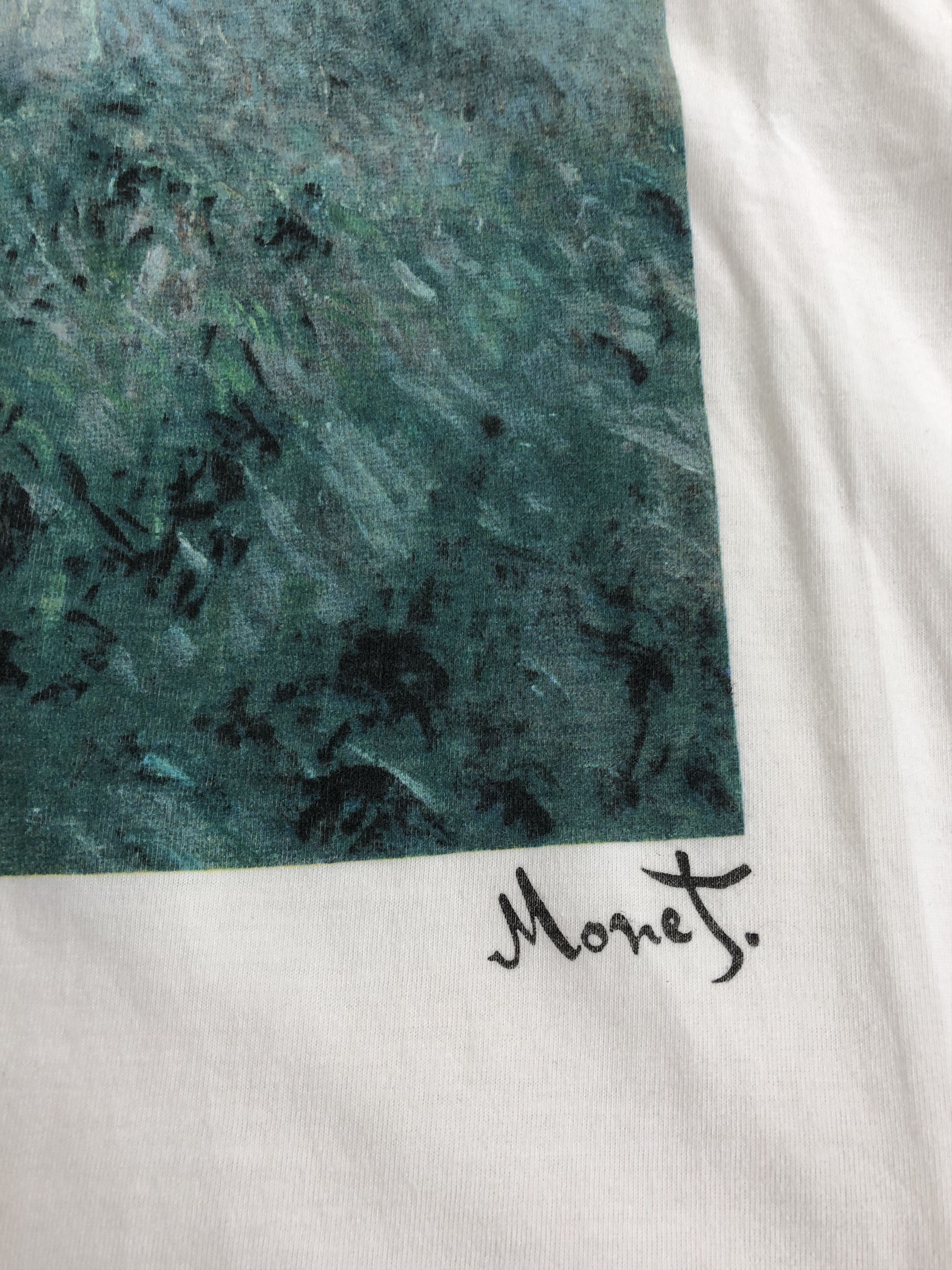 Arts & Science Vintage 90s Claude Monet Woman with a Parasol Salvador Dali Size US XL / EU 56 / 4 - 5 Thumbnail