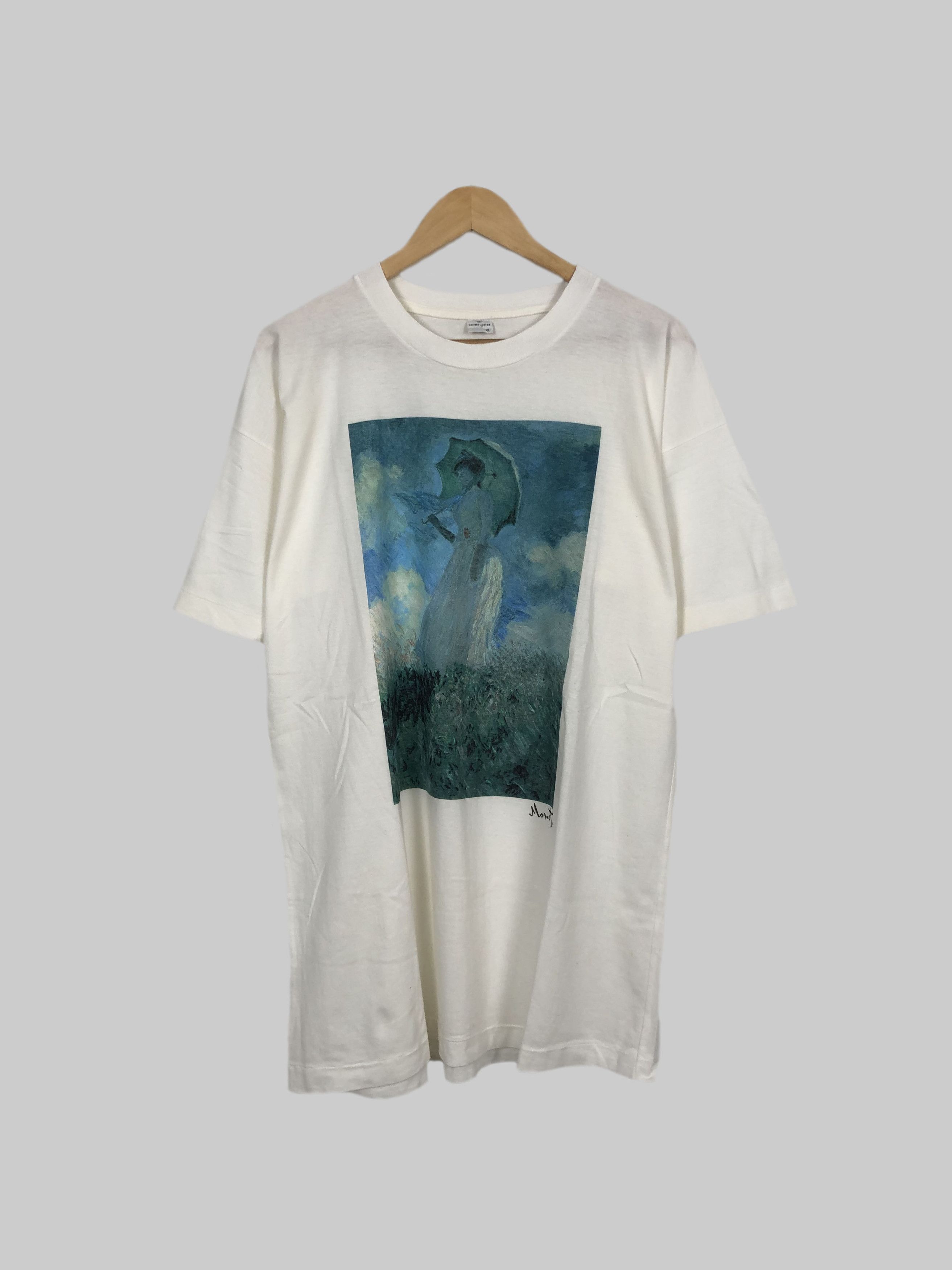 Arts & Science Vintage 90s Claude Monet Woman with a Parasol Salvador Dali Size US XL / EU 56 / 4 - 1 Thumbnail