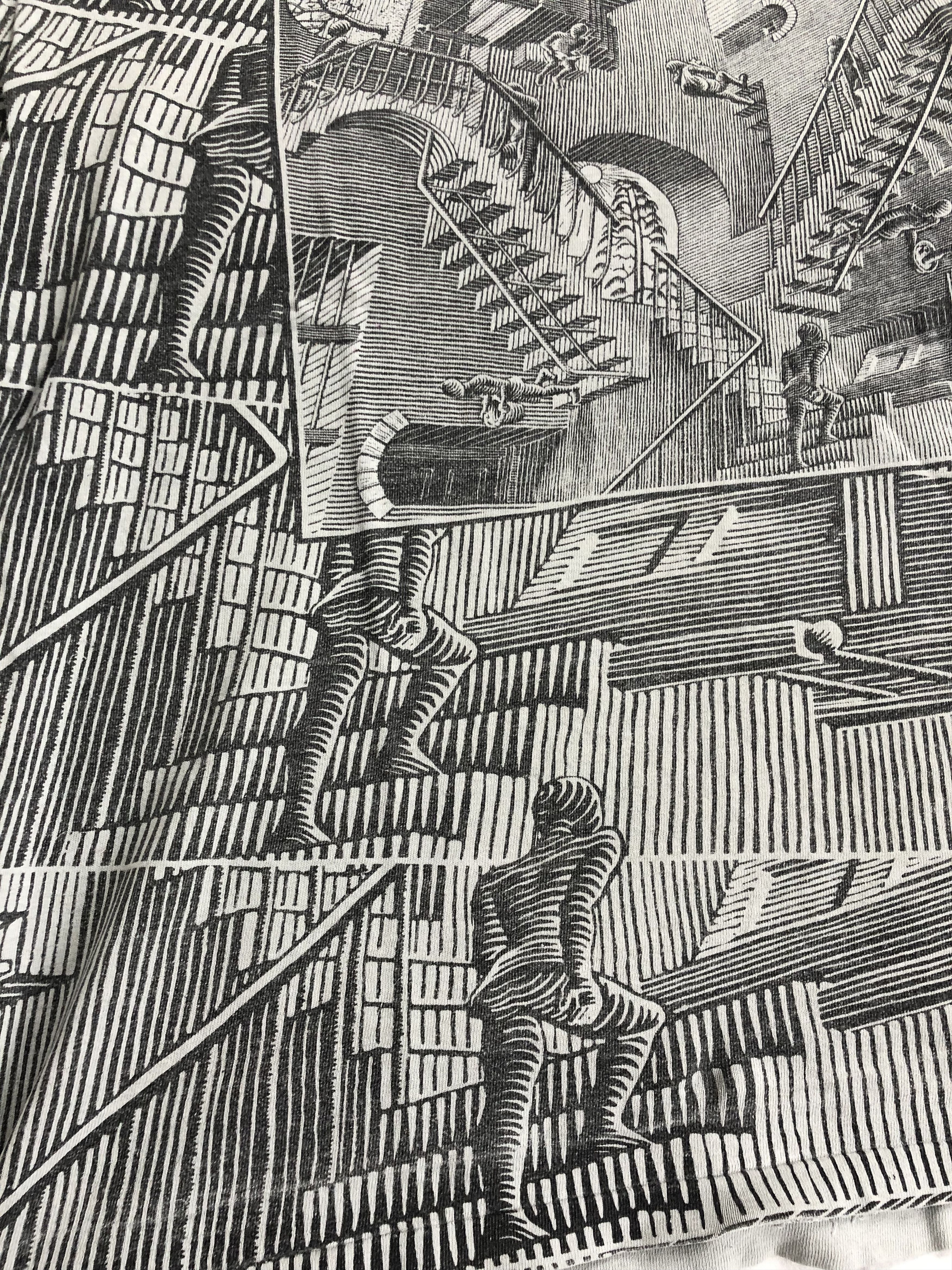 Vintage Vintage 90s M.C. Escher Relativity Lithograph (van Gogh) Size US L / EU 52-54 / 3 - 5 Thumbnail