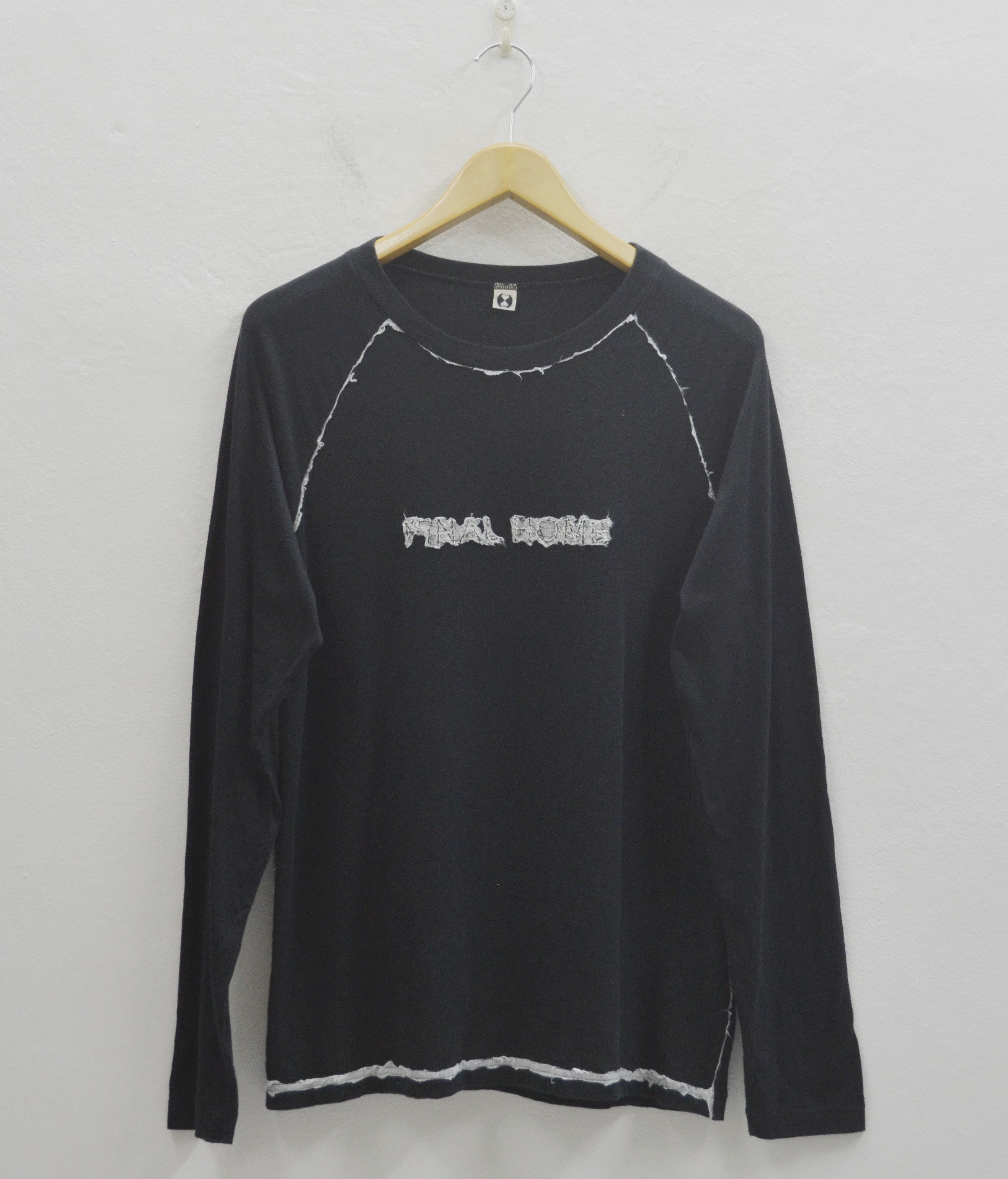 image of Reversible Final Home Long Sleeve T-Shirt Made In Japan in Black, Men's (Size Medium)