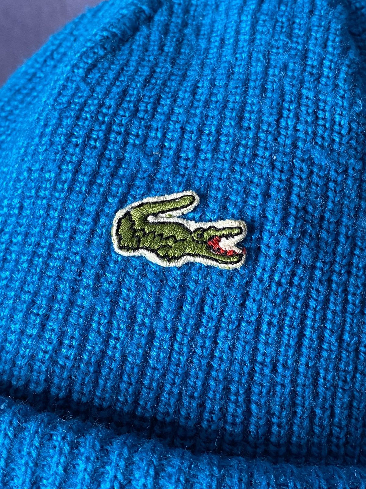 Lacoste × Vintage Lacoste Vintage 90s Beanie Hat France Made Size ONE SIZE - 3 Thumbnail