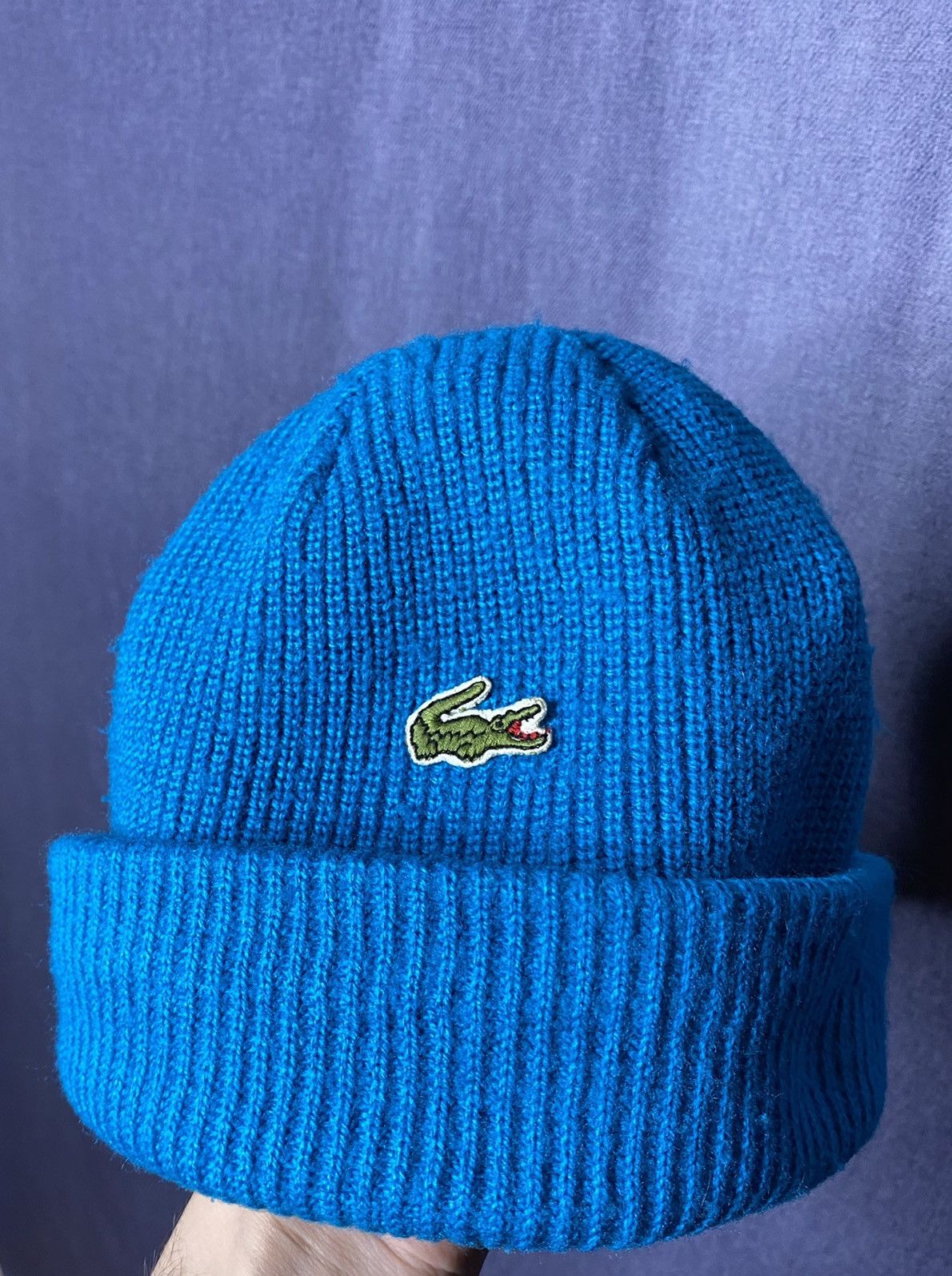 Lacoste × Vintage Lacoste Vintage 90s Beanie Hat France Made Size ONE SIZE - 1 Thumbnail