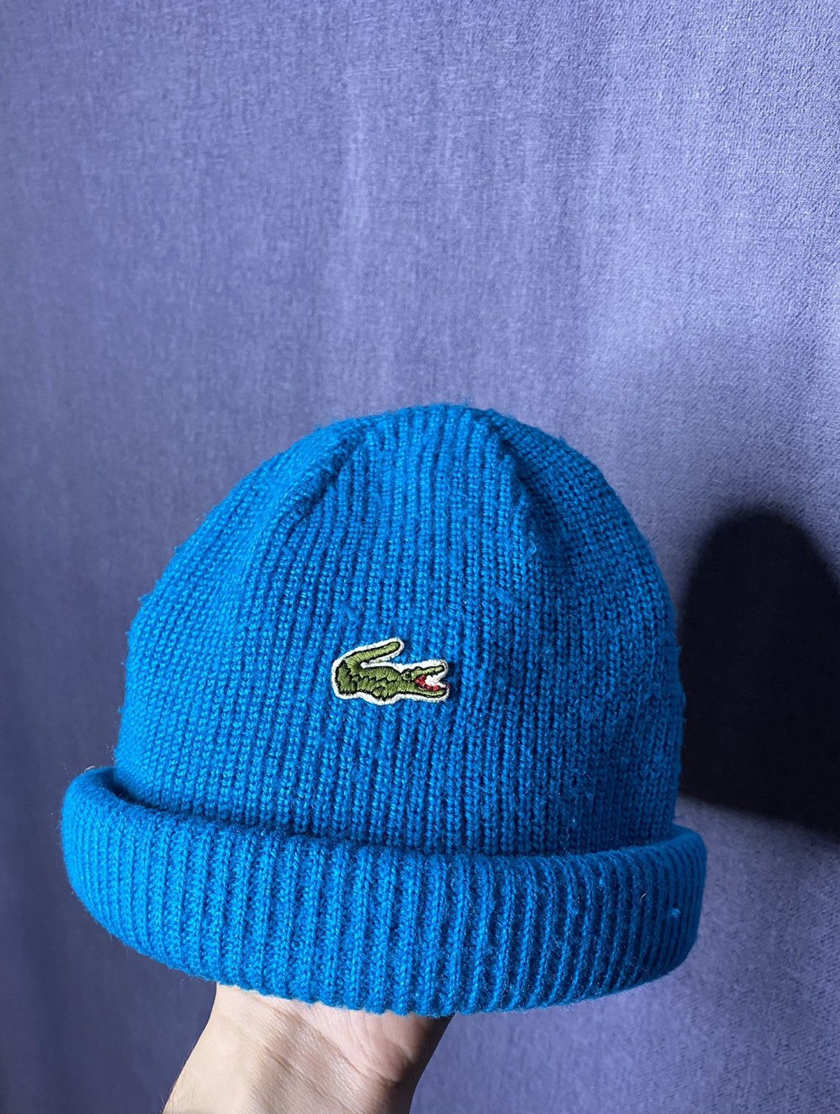 Lacoste × Vintage Lacoste Vintage 90s Beanie Hat France Made Size ONE SIZE - 2 Thumbnail