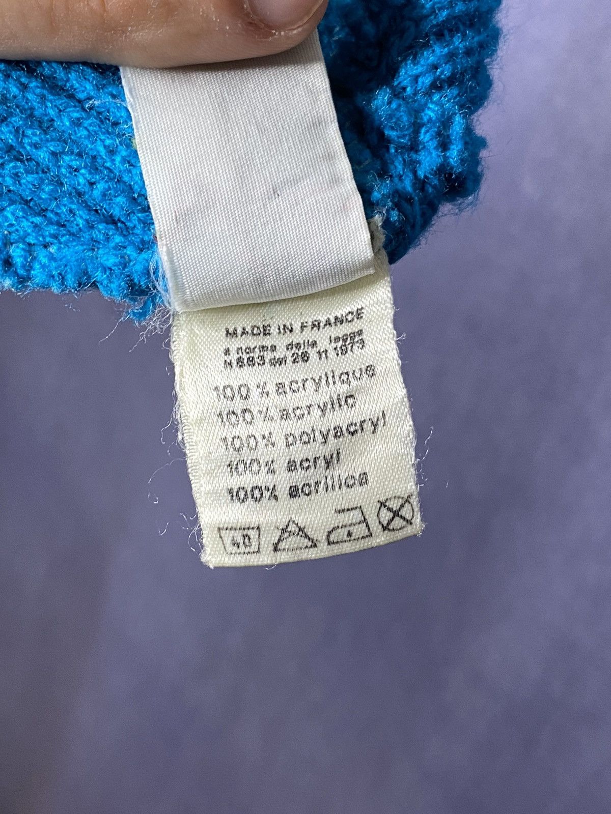 Lacoste × Vintage Lacoste Vintage 90s Beanie Hat France Made Size ONE SIZE - 5 Thumbnail
