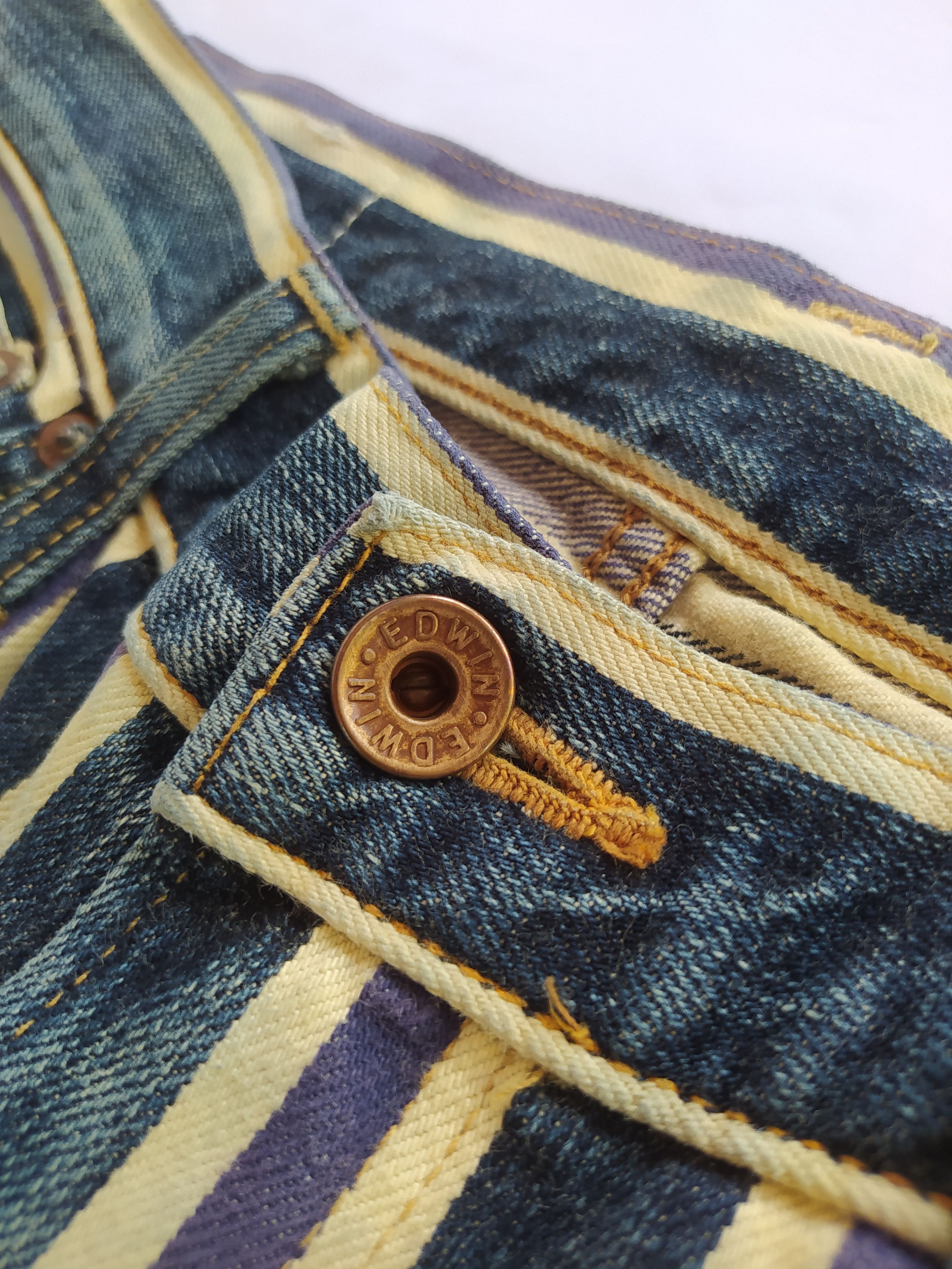 Edwin 🔥Rare Vintage selvage edwin jeans Size US 30 / EU 46 - 11 Thumbnail