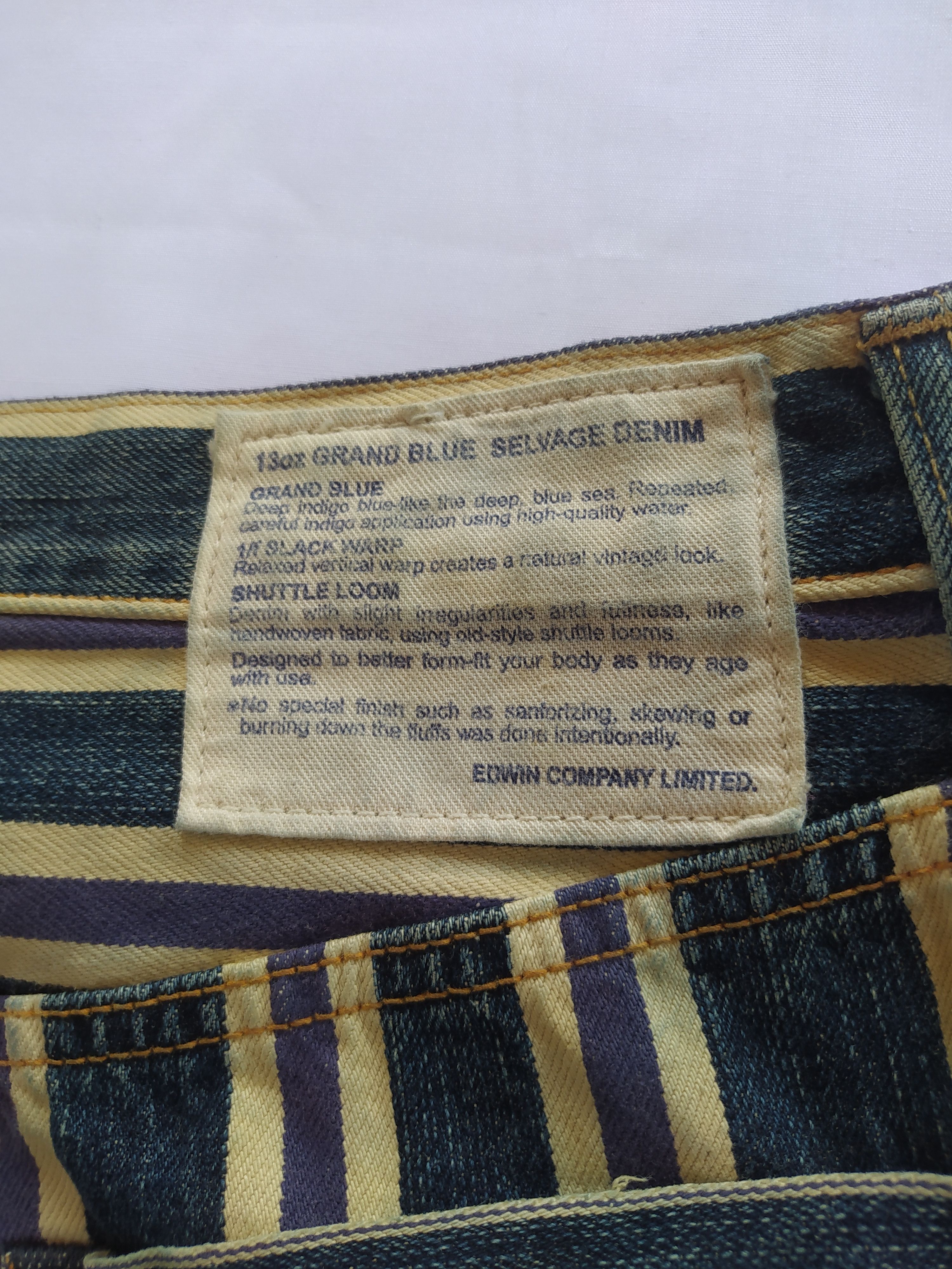 Edwin 🔥Rare Vintage selvage edwin jeans Size US 30 / EU 46 - 8 Thumbnail